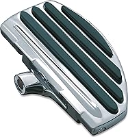 Vista 2 de Kuryakyn Controles de pie de motocicleta 7916: Conversiones de placa ISO para conductor o pasajero, cromado, 1 par