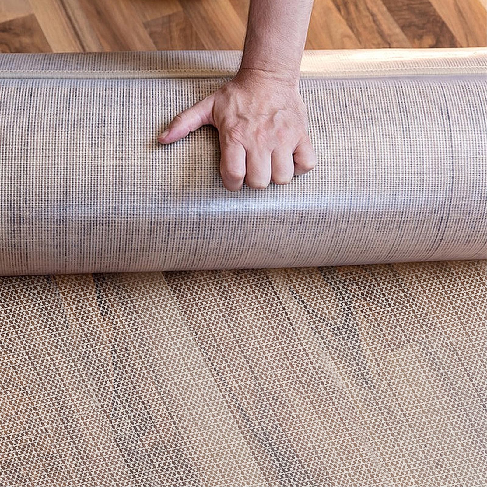 Antirutschmatte für Teppich 200x300cm – 2 Stück PVC Netzmatte, verhindert das Rutschen, rutschfest für Fliesenboden, geeignet für Sofabetten und Matratzen