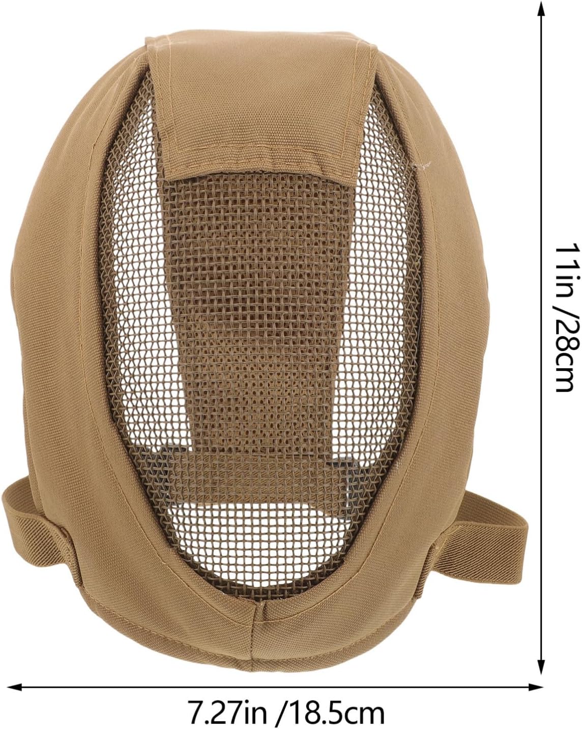 balacoo Fencing Game Protective Mask Breathable Full Face Cover Sports Lightweight Design for Outdoor Use -Impact Accessory