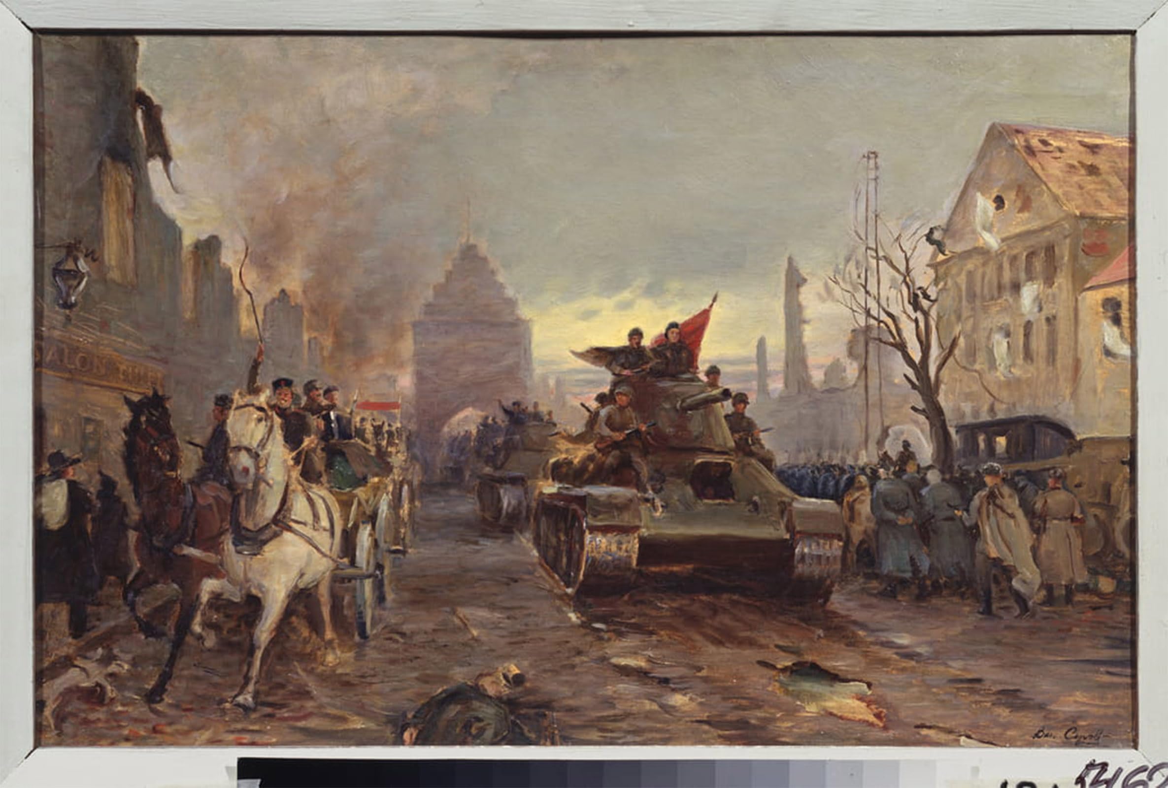 POSTERIIk Famous Print Pop Art Wall Art Graffiti Victoire. Berlin by Valentin Aleksandrovich Serov Art Prints for Home Decor 60x90cm