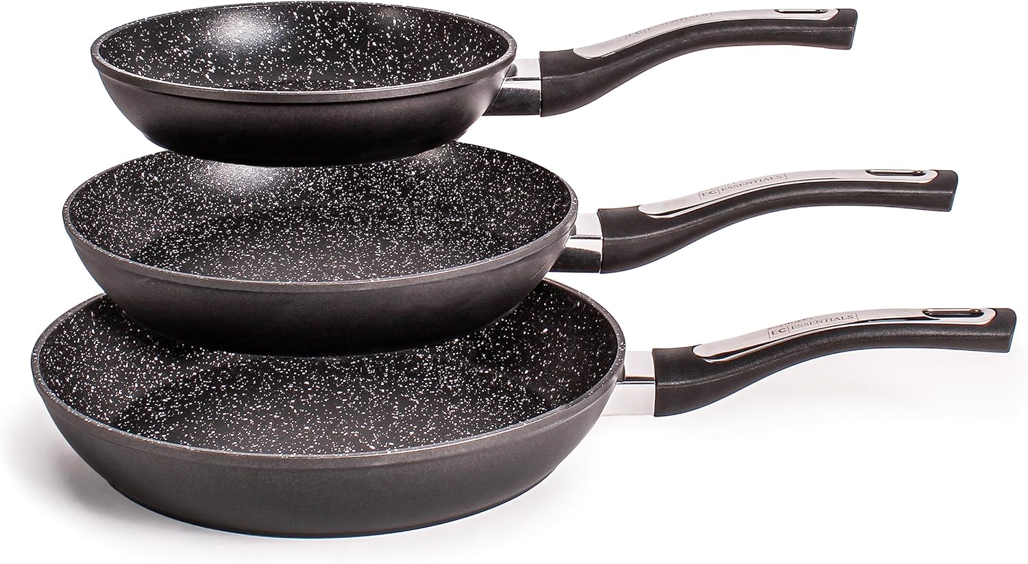 Berghoff Essentials Non-stick 10" Frying Pan, Ferno-Green, Non-Toxic Coating, Induction Cooktop Ready