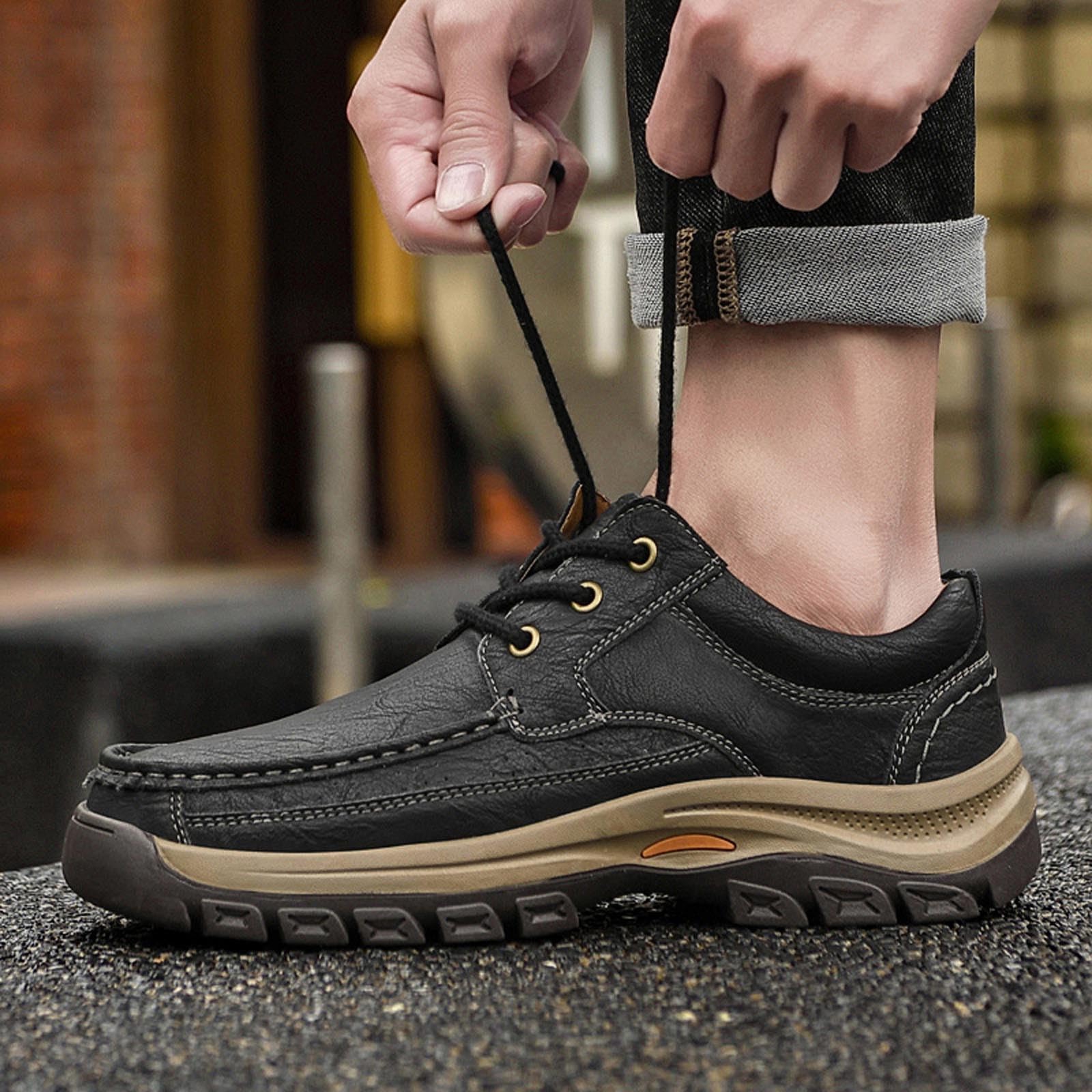 Generisch 2026 Cómodos zapatos de uso diario Zapatillas con suela antideslizante para hombre todo el día, zapatos casuales transpirables