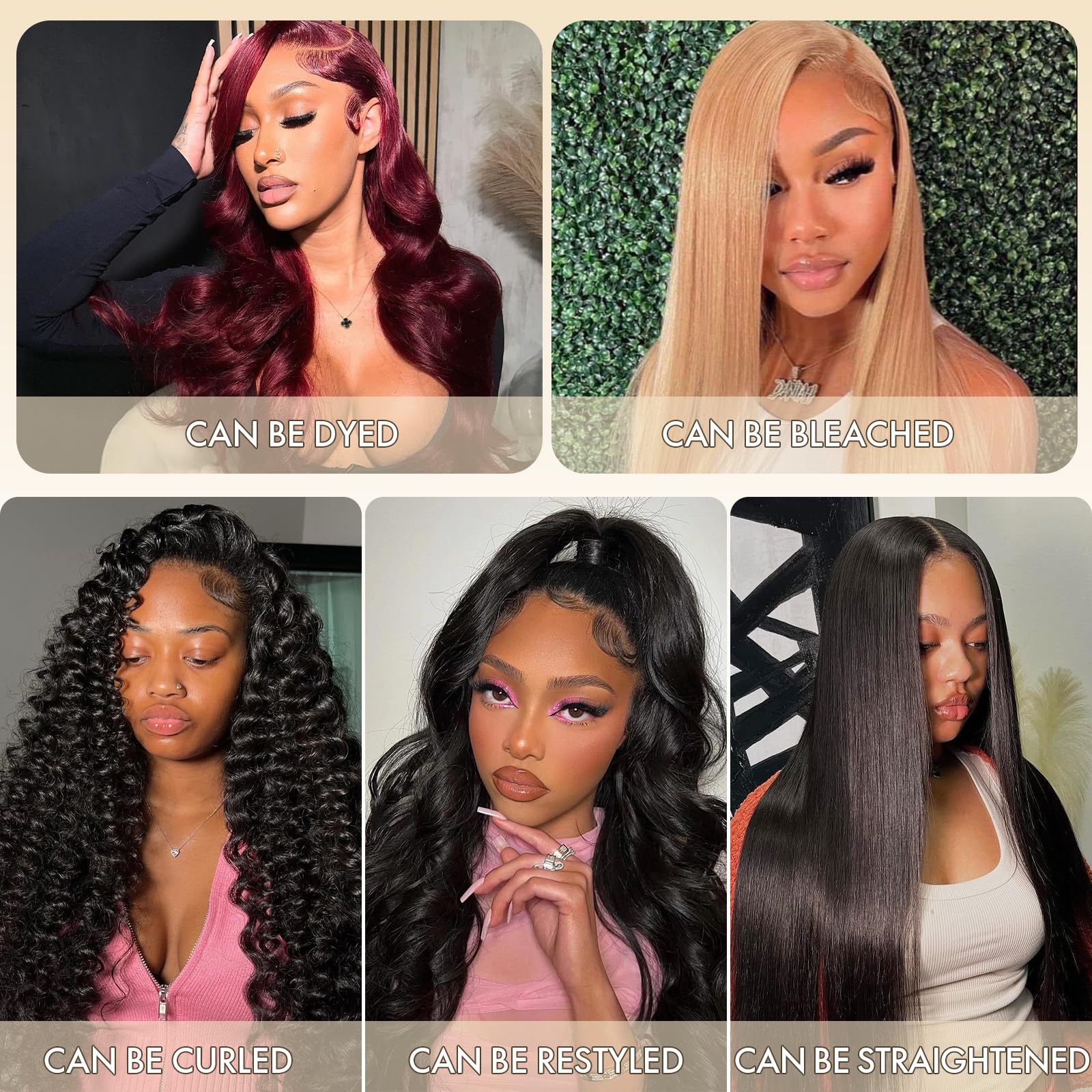 Amazon.com : Human Hair Bundles with Closure Straight(10 12 
