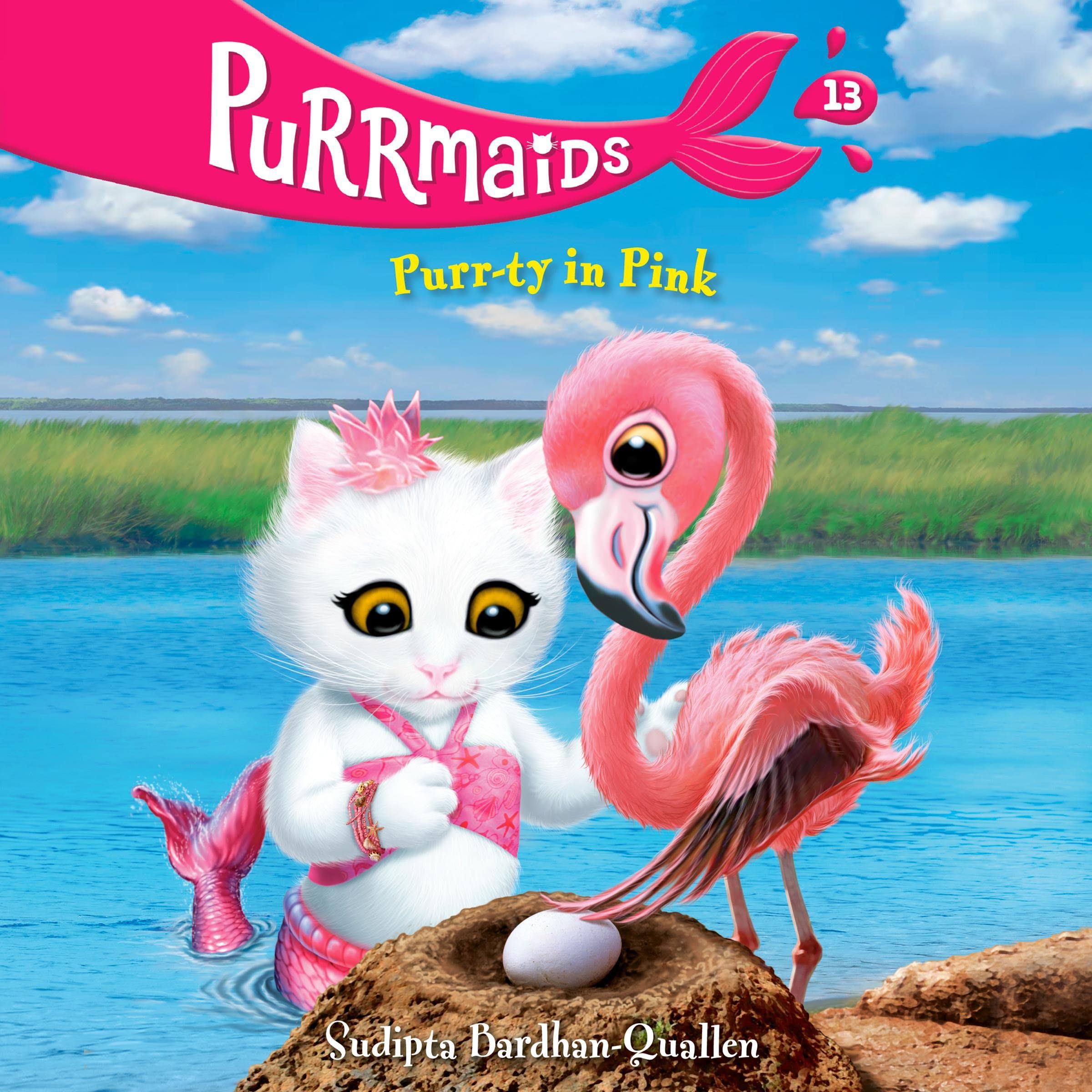 Cover art for Purrmaids #13: Purr-ty in Pink