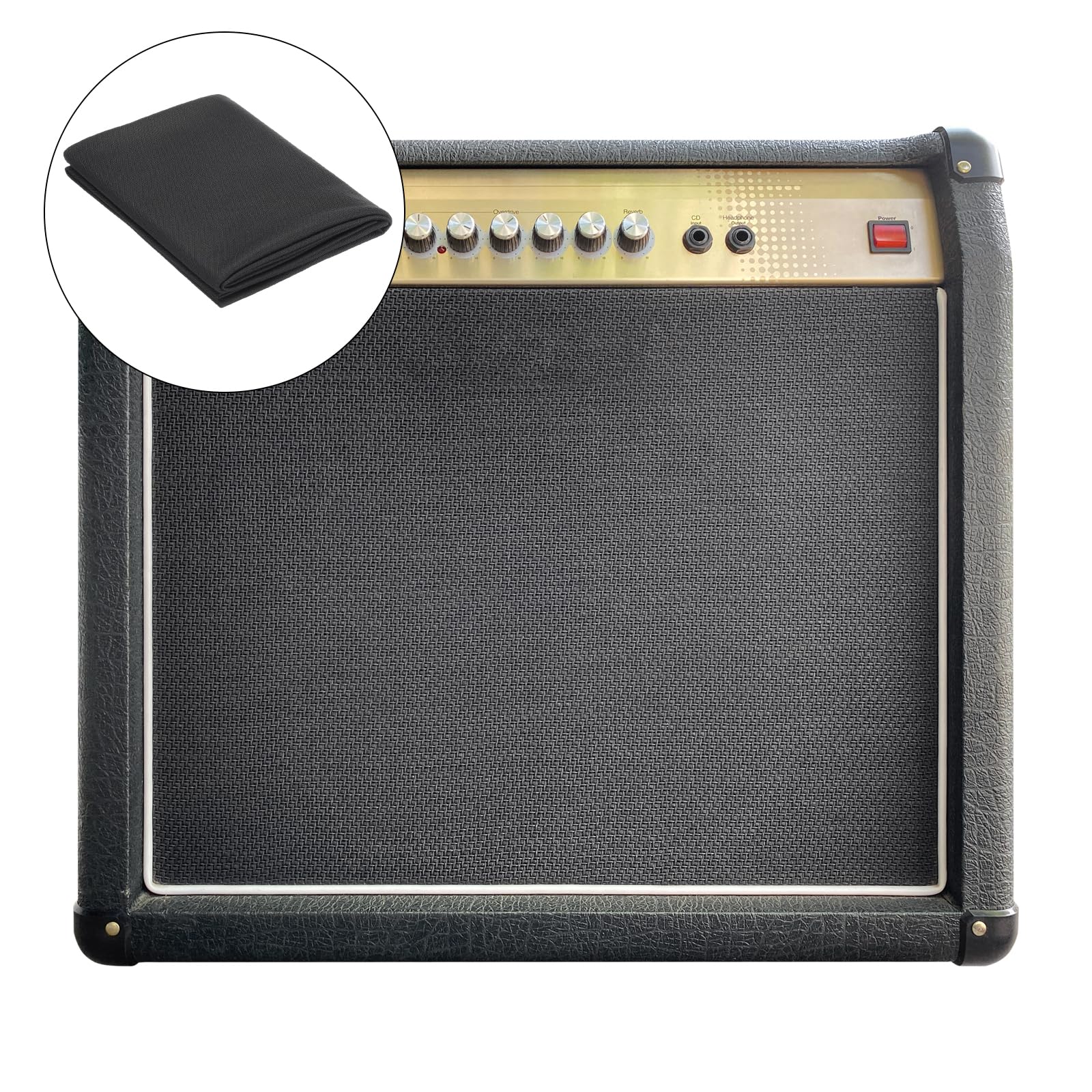 QUARKZMAN Tela de Rejilla Negra para Altavoces (No Tejido de Caña) Tela Antipolvo para Cajas Estéreo 150cm x 120cm 59 Pulgadas x 47 Pulgadas