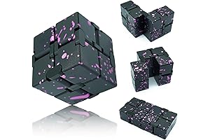 Infinite Cube Fidget Toys for Adults & Kids (Pink)