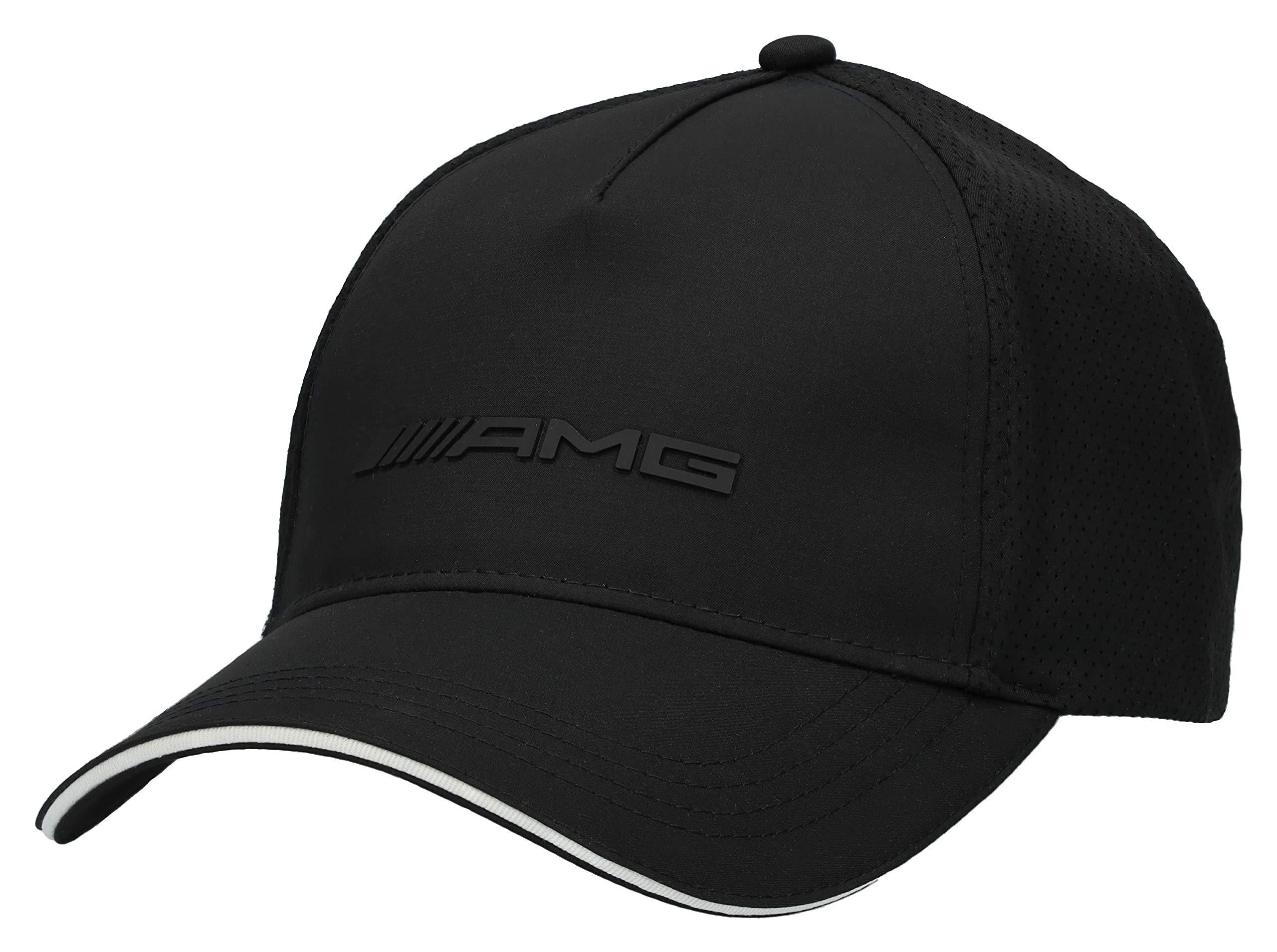 Mercedes-Benz Collection 2020 AMG Casquette 5 Panneaux Noir en Polyester avec Logo 3D