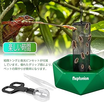 Amazon | NEPTONION 吊り下げ可能なカメレオン用フィーダーボウル