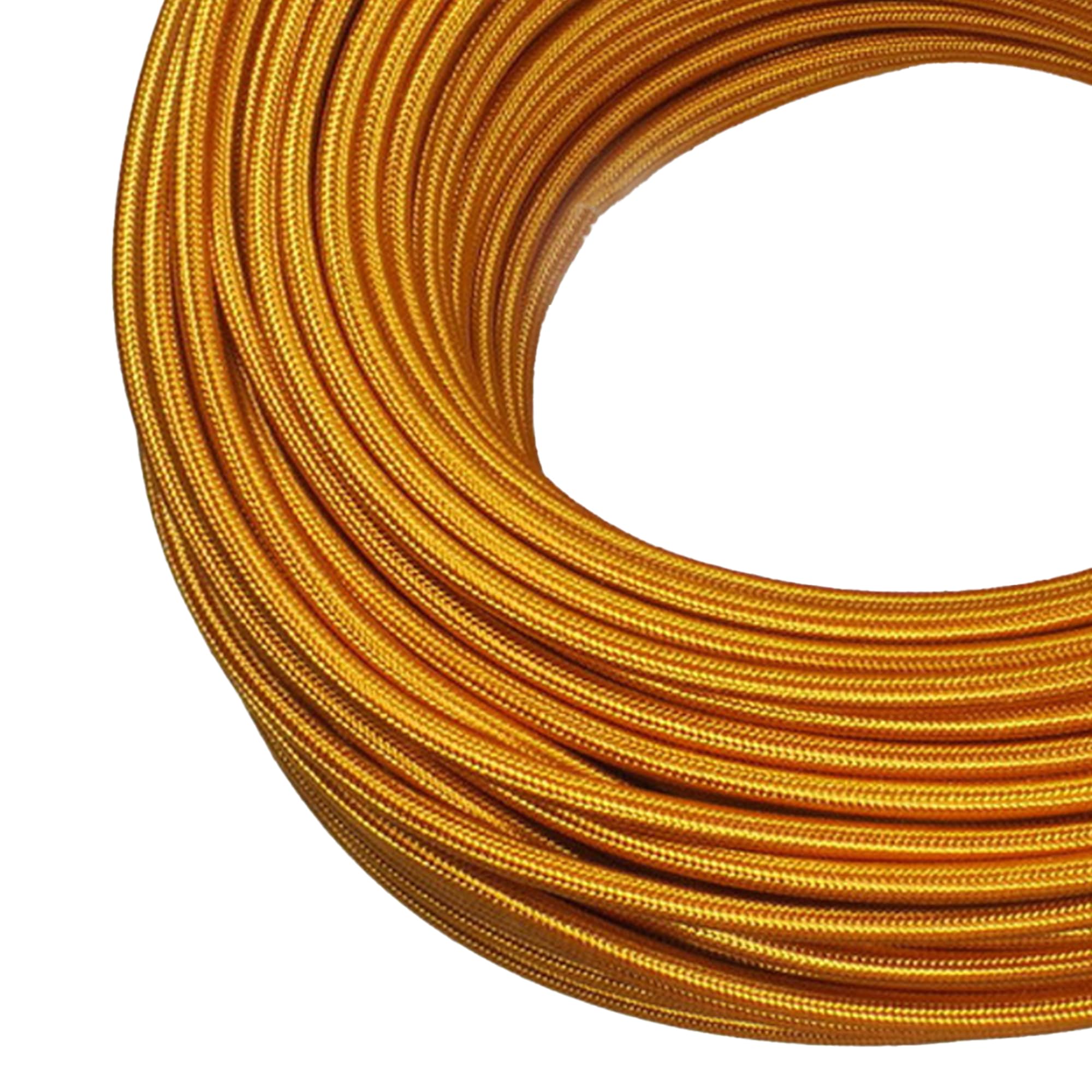 LEDSone Vintage-Kabel – 2-adrig, Hellblau, 1 M, Geflochtenes Stoffkabel, 0,75 Mm Für Beleuchtung