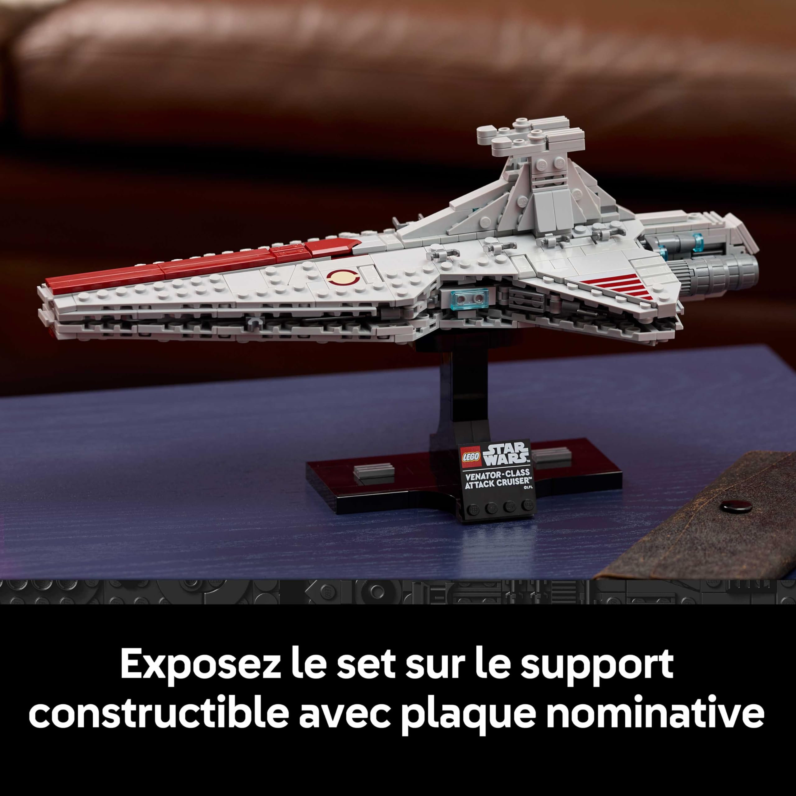LEGO Star Wars 75441 Le Croiseur d’Assaut de Classe Venator - Set de Construction Adulte - Maquette du Vaisseau de la République - Décoration Salon - Cadeau Collector pour Fans de La Revanche des Sith