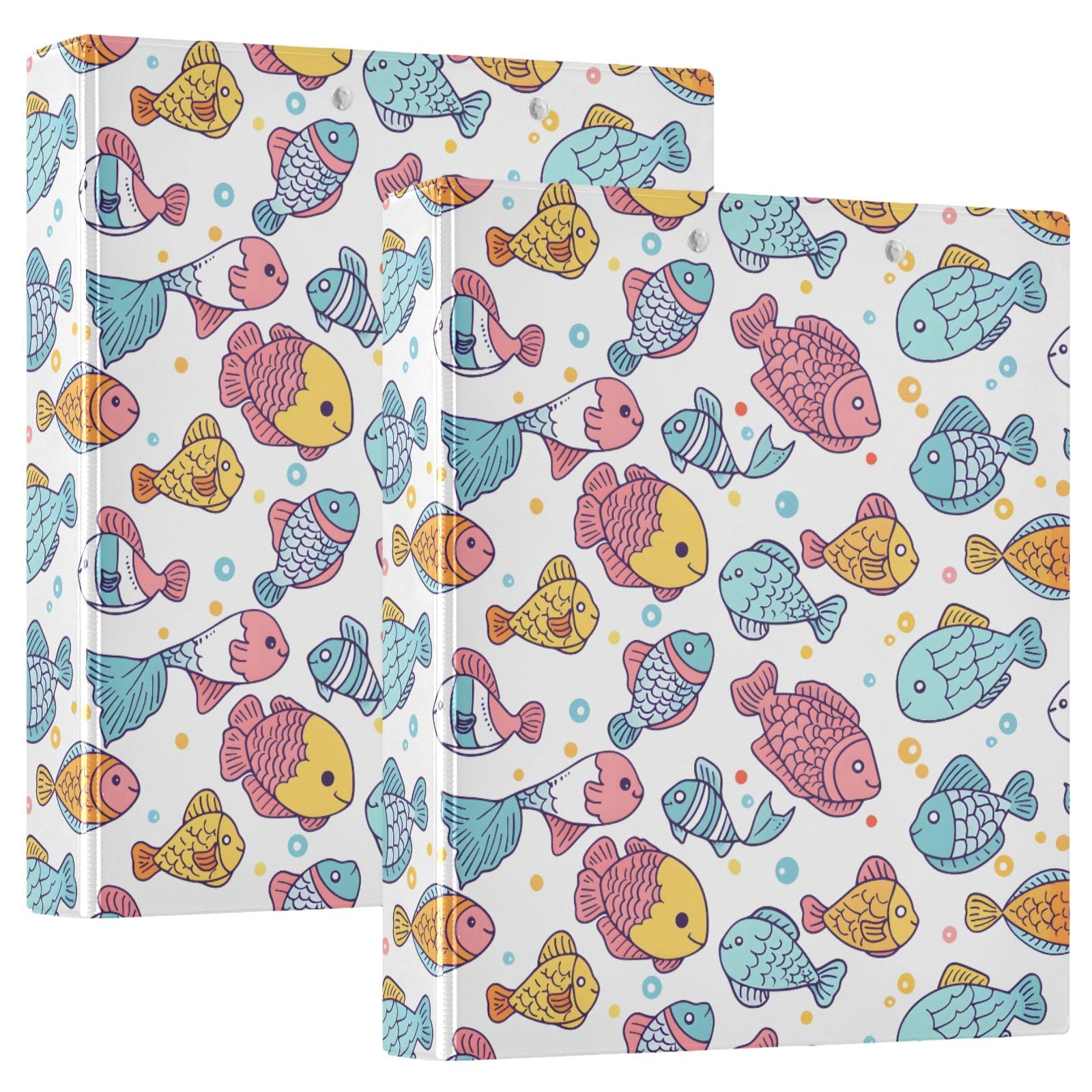 Doodle Art - Raccoglitore a 3 anelli con 3 anelli, 3,8 cm, contiene 200 fogli con 3 tasche interne in PVC trasparente, per scuola e ufficio