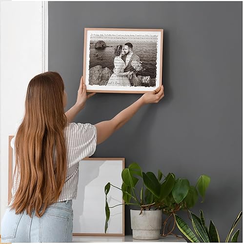 Vista 201 de Letras de música personalizadas, canciones, lienzo/fotos sin marco/impresiones enmarcadas con corazón en nombres de corazón, fecha de carga de fotos