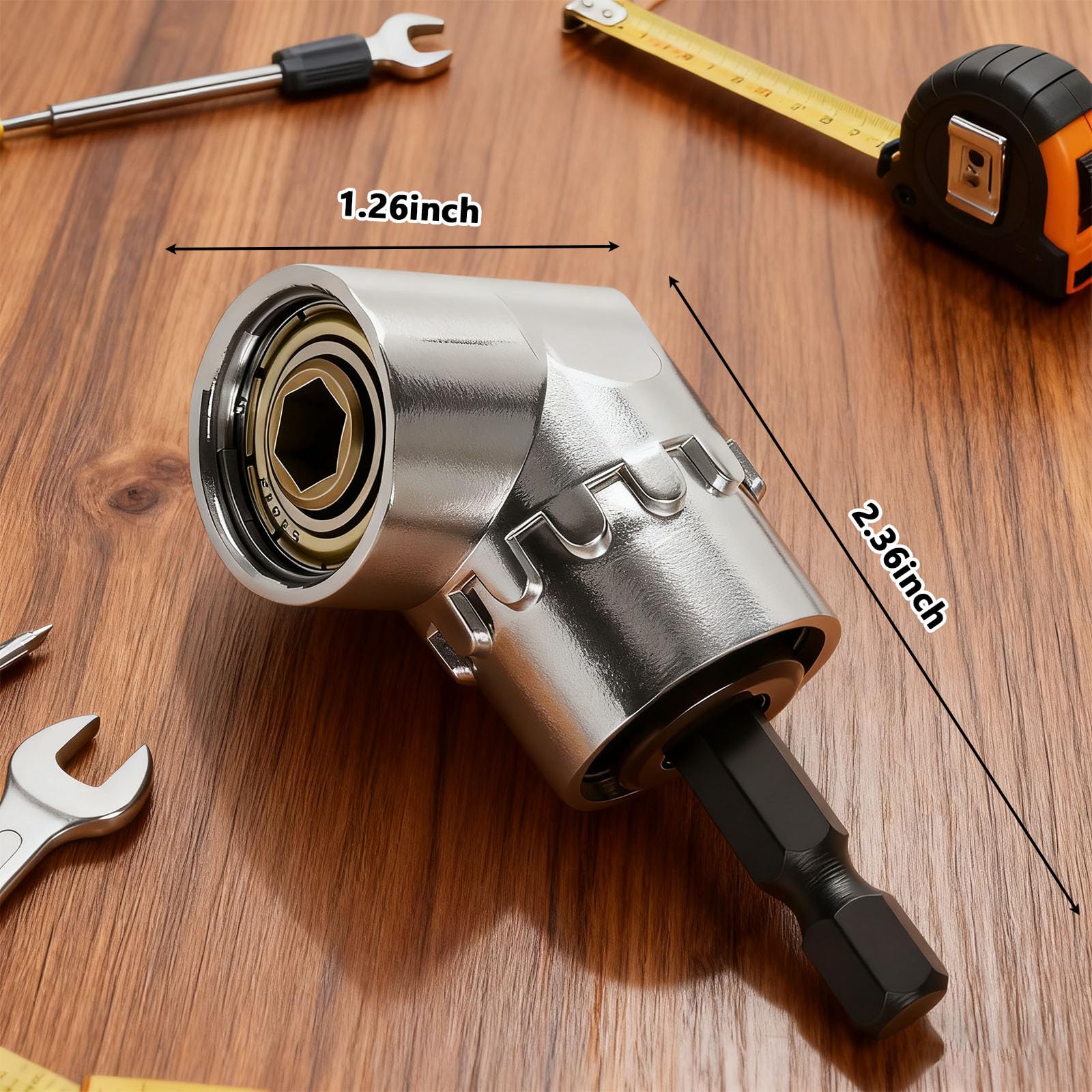 Right Angle Drill Attachment with Hex Shank S901332