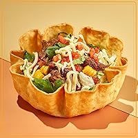 Vista 6 de Nostalgia Taco Tuesday - Máquina para cazuelas de tortilla para tacos al horno, tostadas, ensaladas, salsas, aperitivos y postres, para tortillas