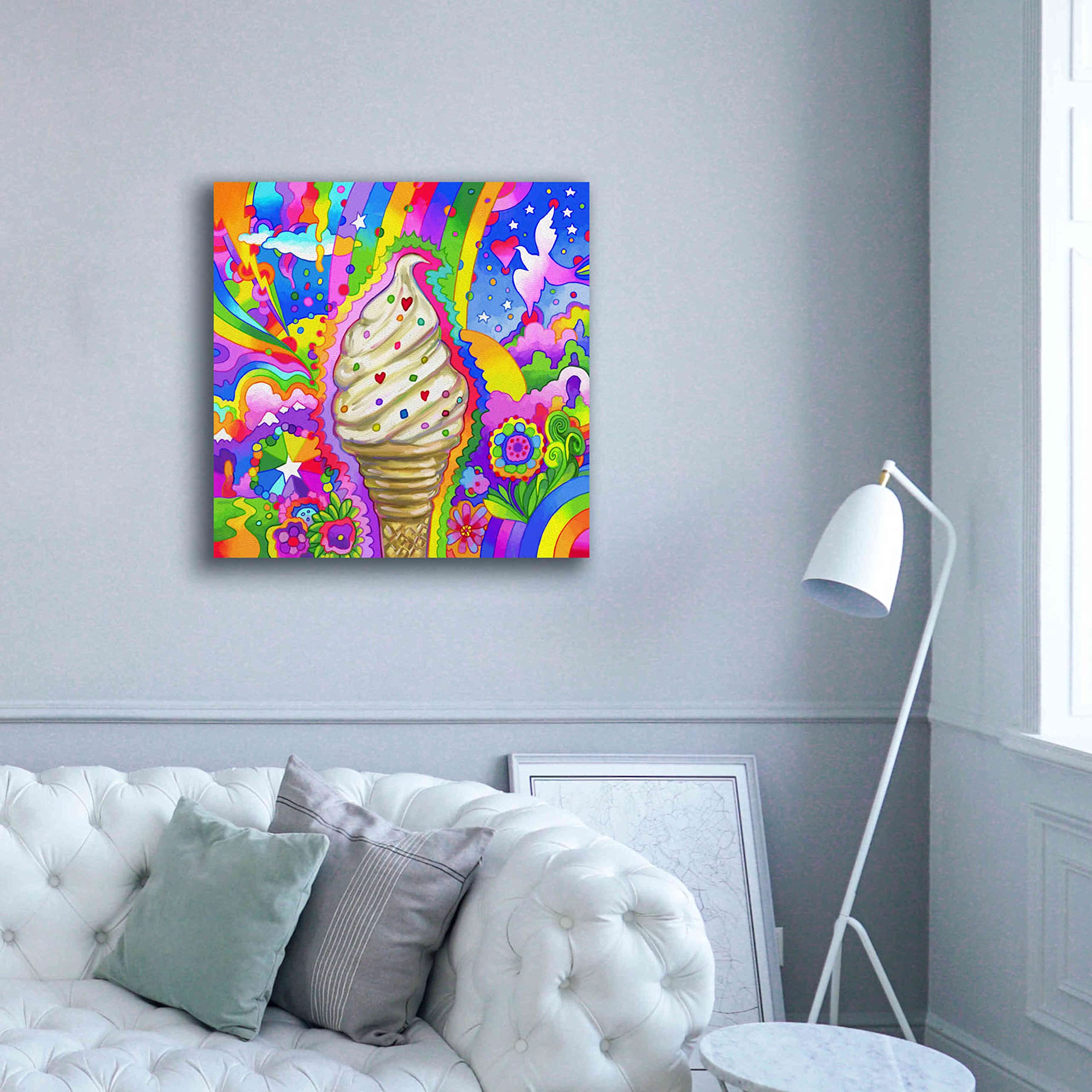 Amazon.com: Epic Graffiti 'Ice Cream Cone Pop Art' by Howie Green