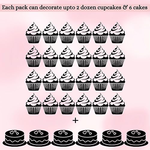 Miniatura 5 de Gránulos de Confect para decoración de pasteles y cupcakes, paquete surtido de 5 gránulos de color rosa carmesí de San Valentín, mezcla de grageas,