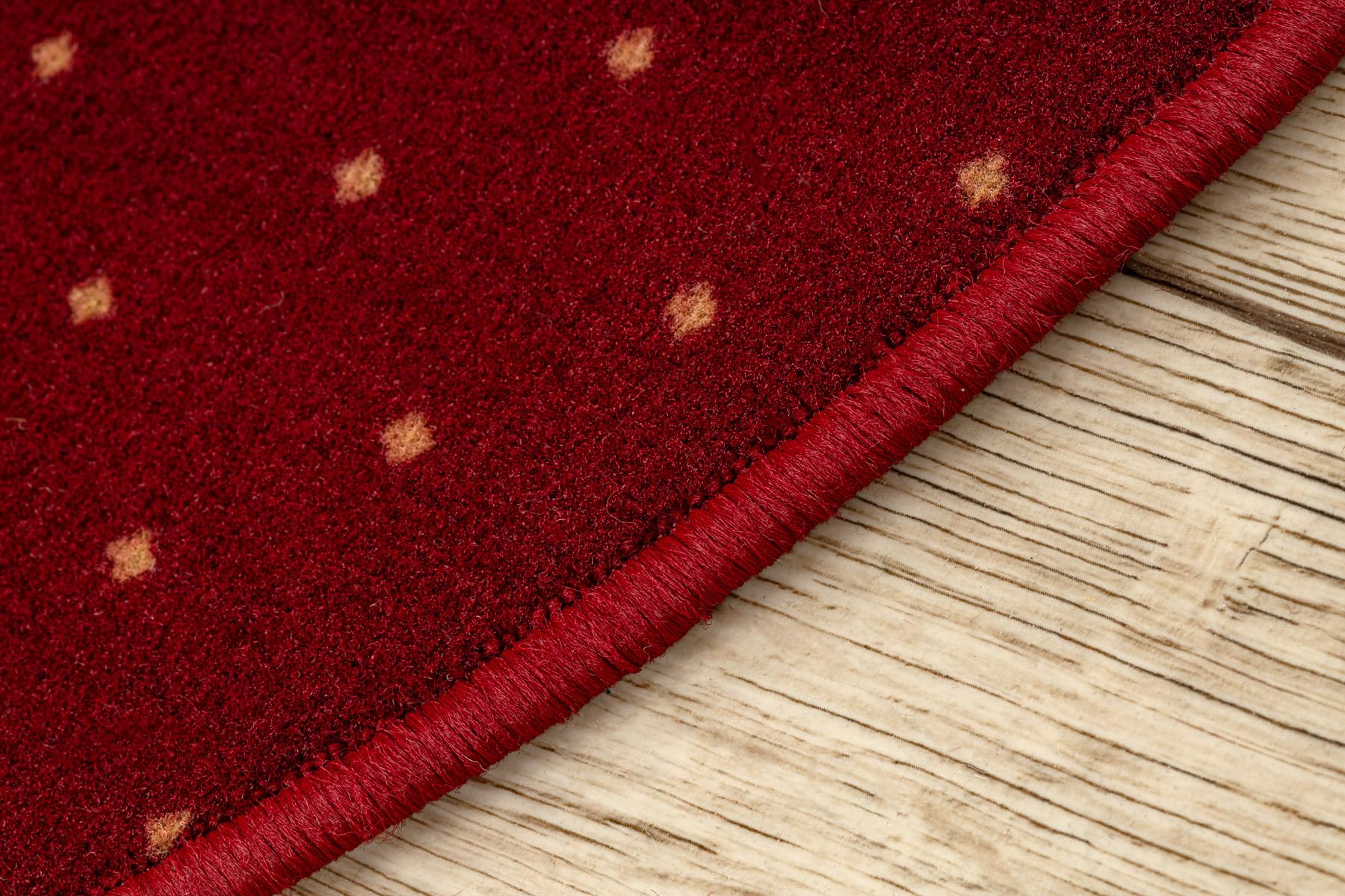 rugsx Tapis Aktua pour Salon et Chambre Bordeaux Cercle 200 cm