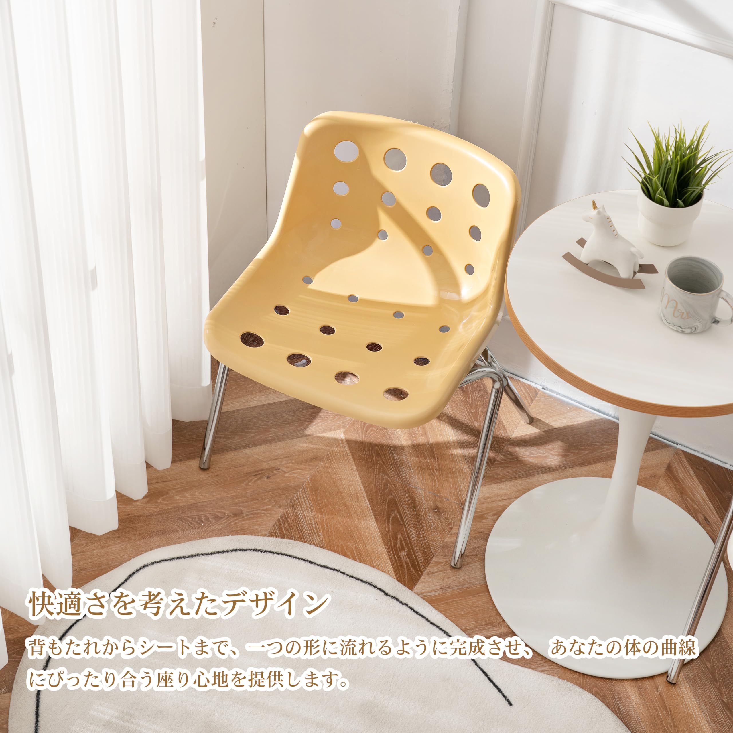 【ミッドセンチュリー】チーズ型　スツール　イス Amazon.co.jp: チーズチェア 韓国家具 韓国インテリア ミッド