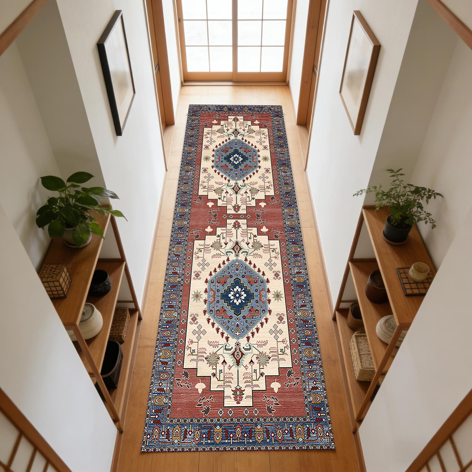 Tapis de Couloir Long, Tapis pour Cuisine Devant évier 90 x 450 cm