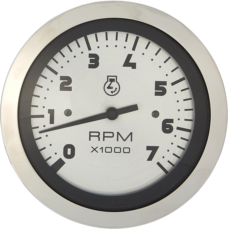 Tacômetro elétrico Sierra International 63473P Sterling 7K para motores a gasolina 4 tempos – 3"