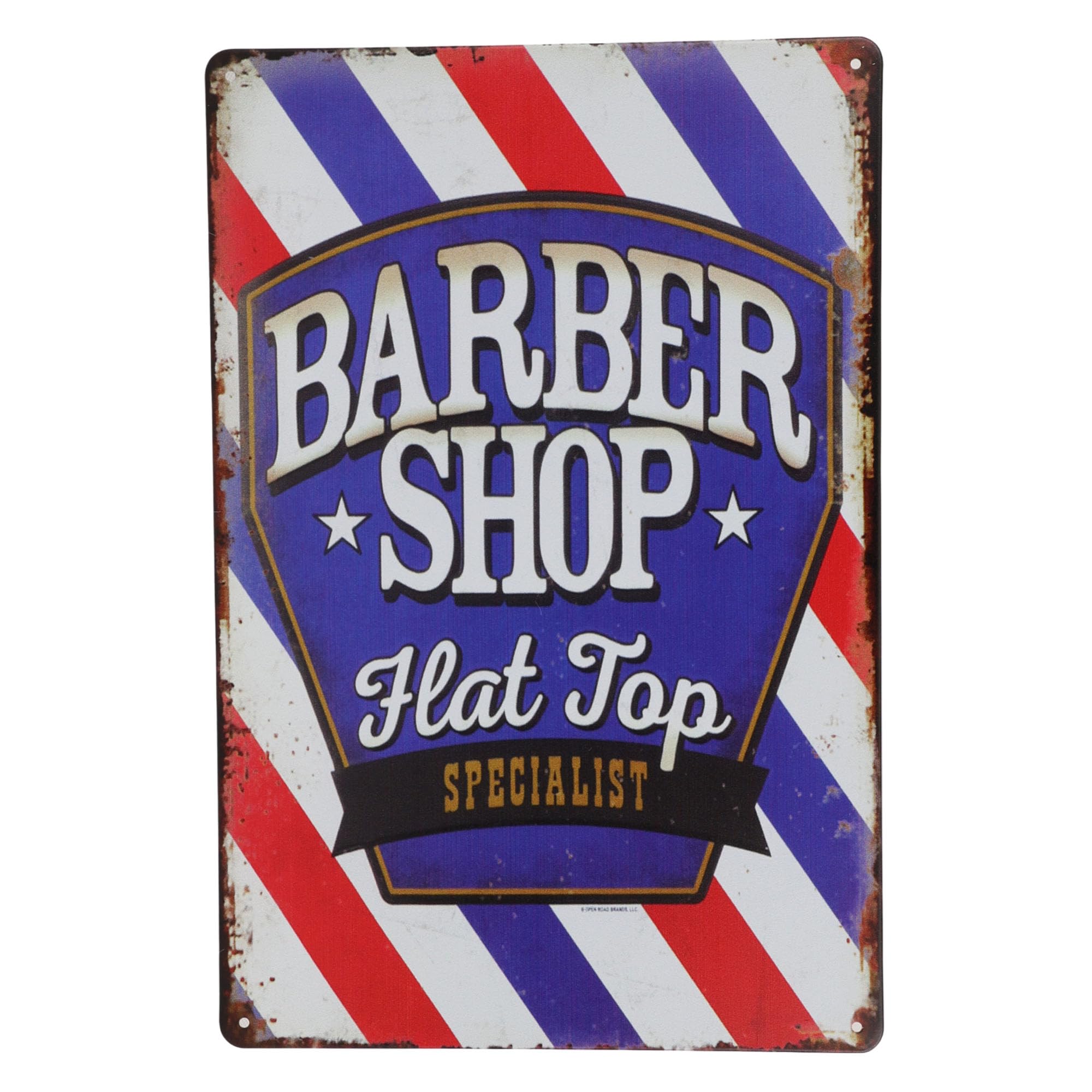 Eson V2 - Metal Tin Signs And Decor 20X30cm, Vintage Barber Shop Metal Plaque Sign, Hairdresser Decorative Wall Art, Barber Gifts Salon Wall Art Barber Shop Decor (V2)