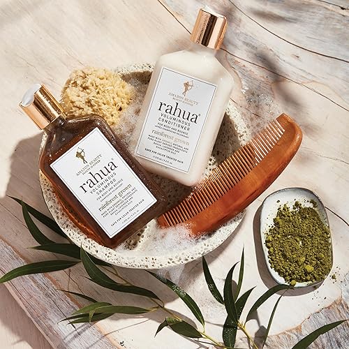 Miniatura 10 de Rahua Acondicionador voluminoso, 2 onzas líquidas, acondicionador voluminizador hecho con ingredientes orgánicos, naturales y vegetales,