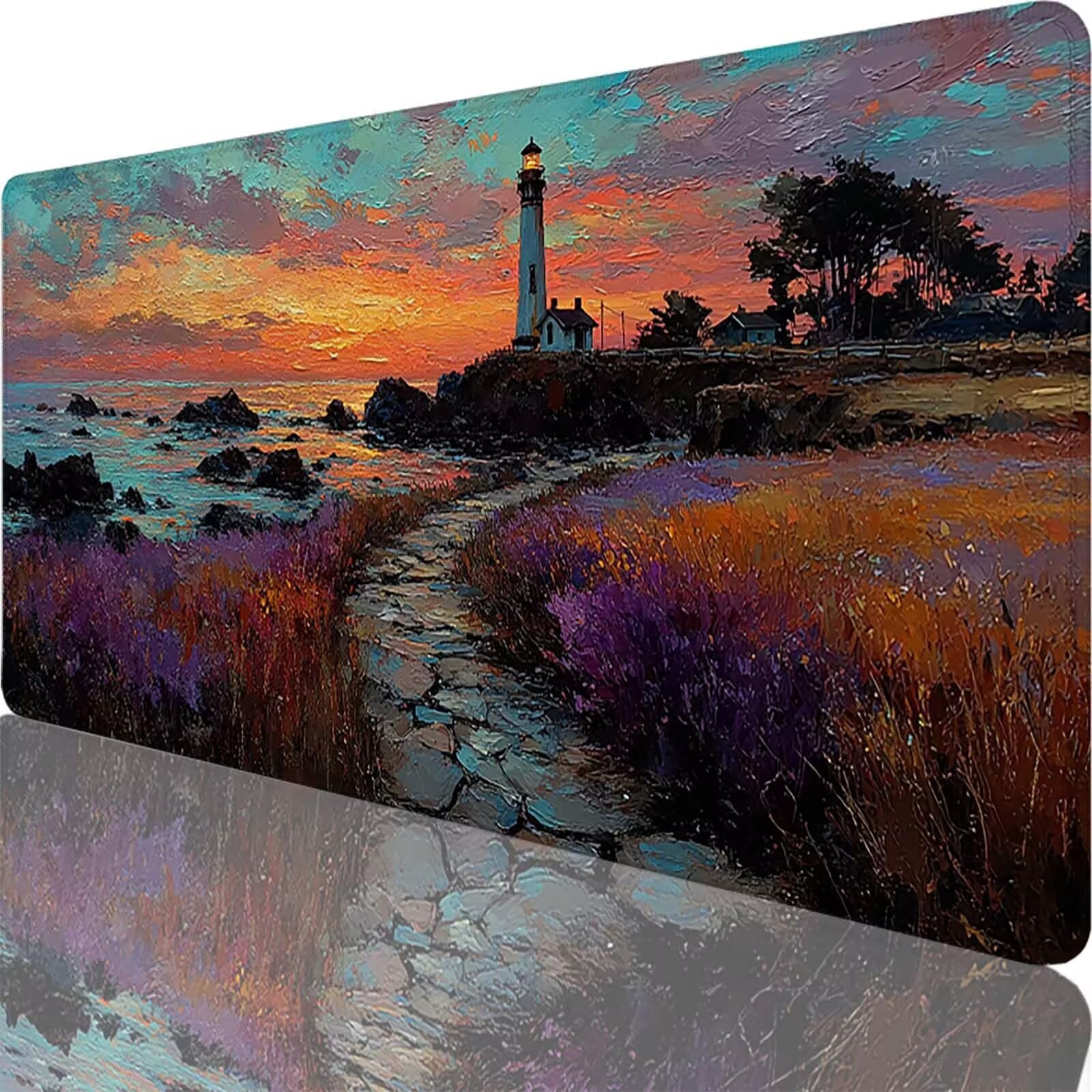 Podkładka pod mysz XXL 1200 x 600 x 3 mm, różowa zmywalna podkładka pod mysz, akcesoria do gier reflektorów, z antypoślizgową gumową podstawą na biurko do komputera, pracy, domu, prezent dla mężczyzn