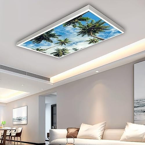 Miniatura 7 de Cubiertas de luz fluorescente para la oficina del aula, filtros de luz LED de 2 x 4 pies, eliminan el deslumbramiento y la fatiga ocular, cubiertas