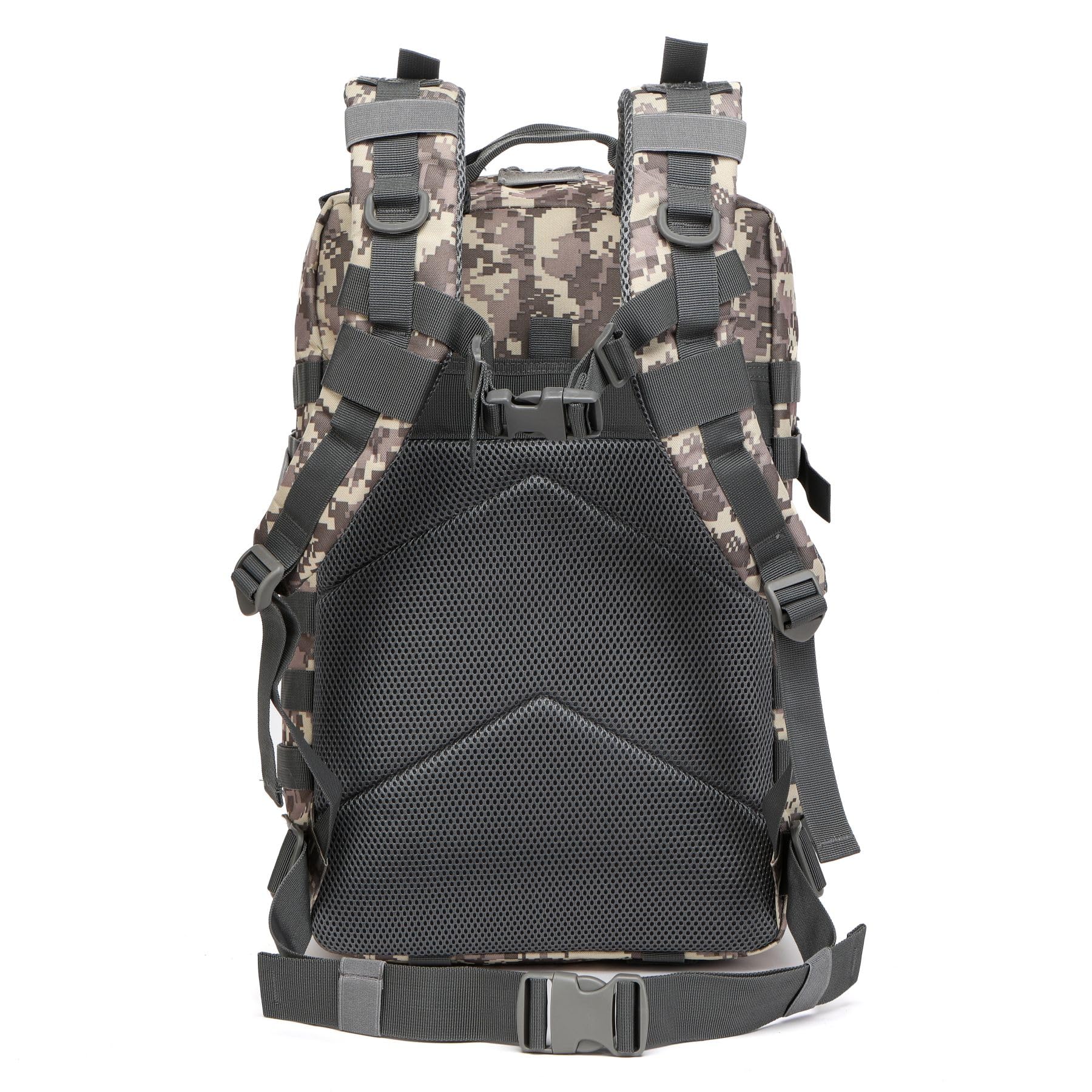 Sac à dos de pêche de 50 litres imperméable en nylon durable, sac à dos de sport tactique militaire en plein air Sac à dos de randonnée décontracté