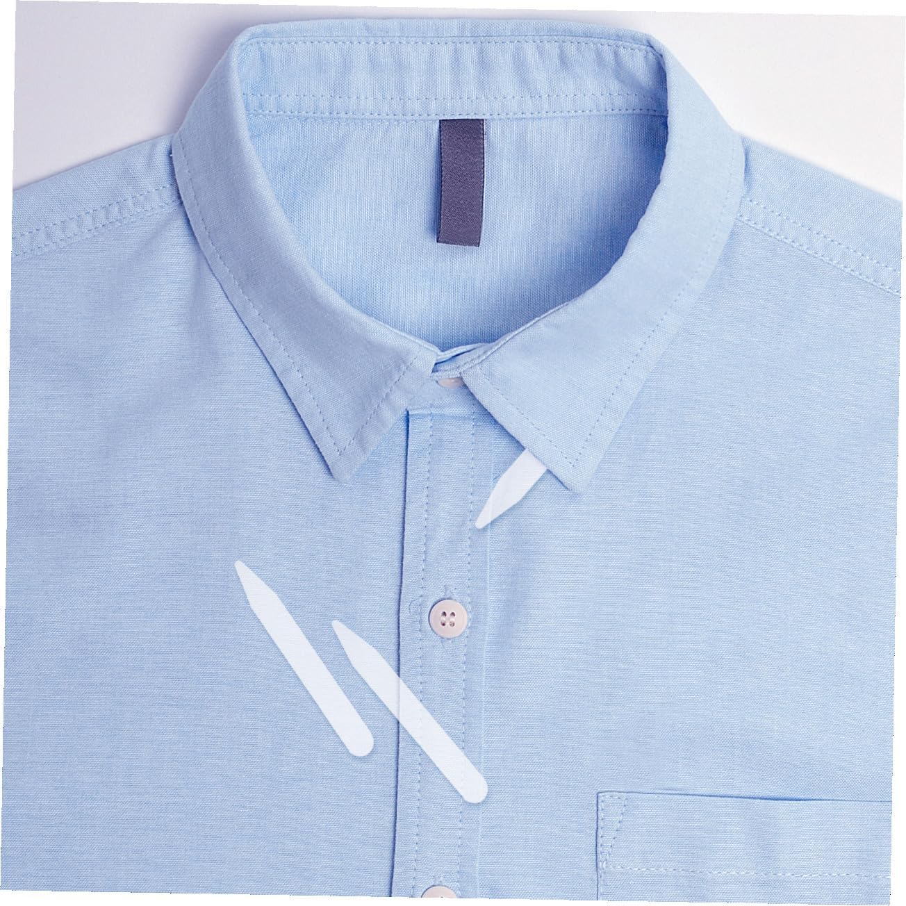 Ipetboom Transparent Angle Insert Dress Collar Pin Shirt Collar Stays for Stiffener Pointed Support Man Shirt