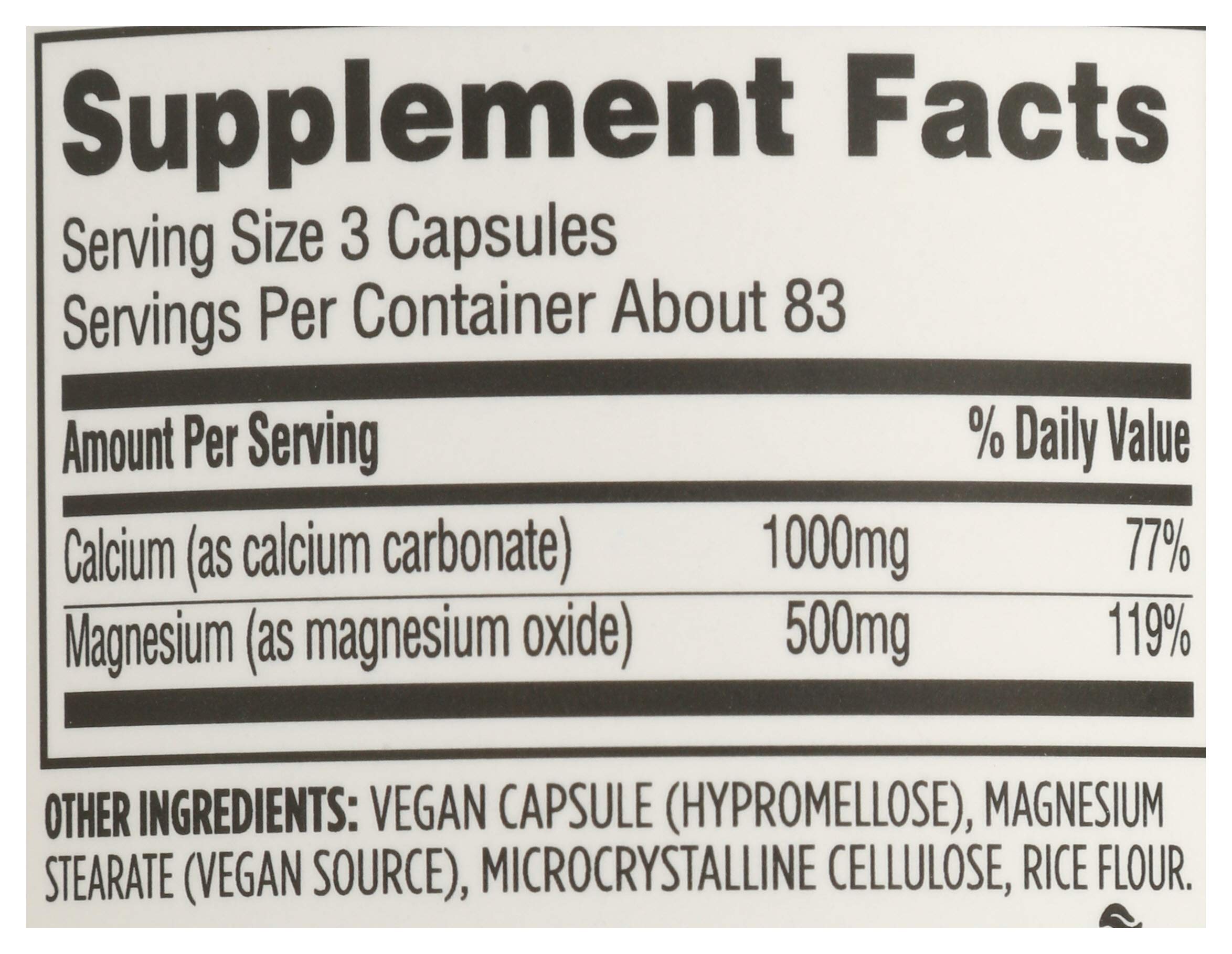 365 by Whole Foods Market, Calcium 1000Mg Magnesium 500Mg Easy Swallow