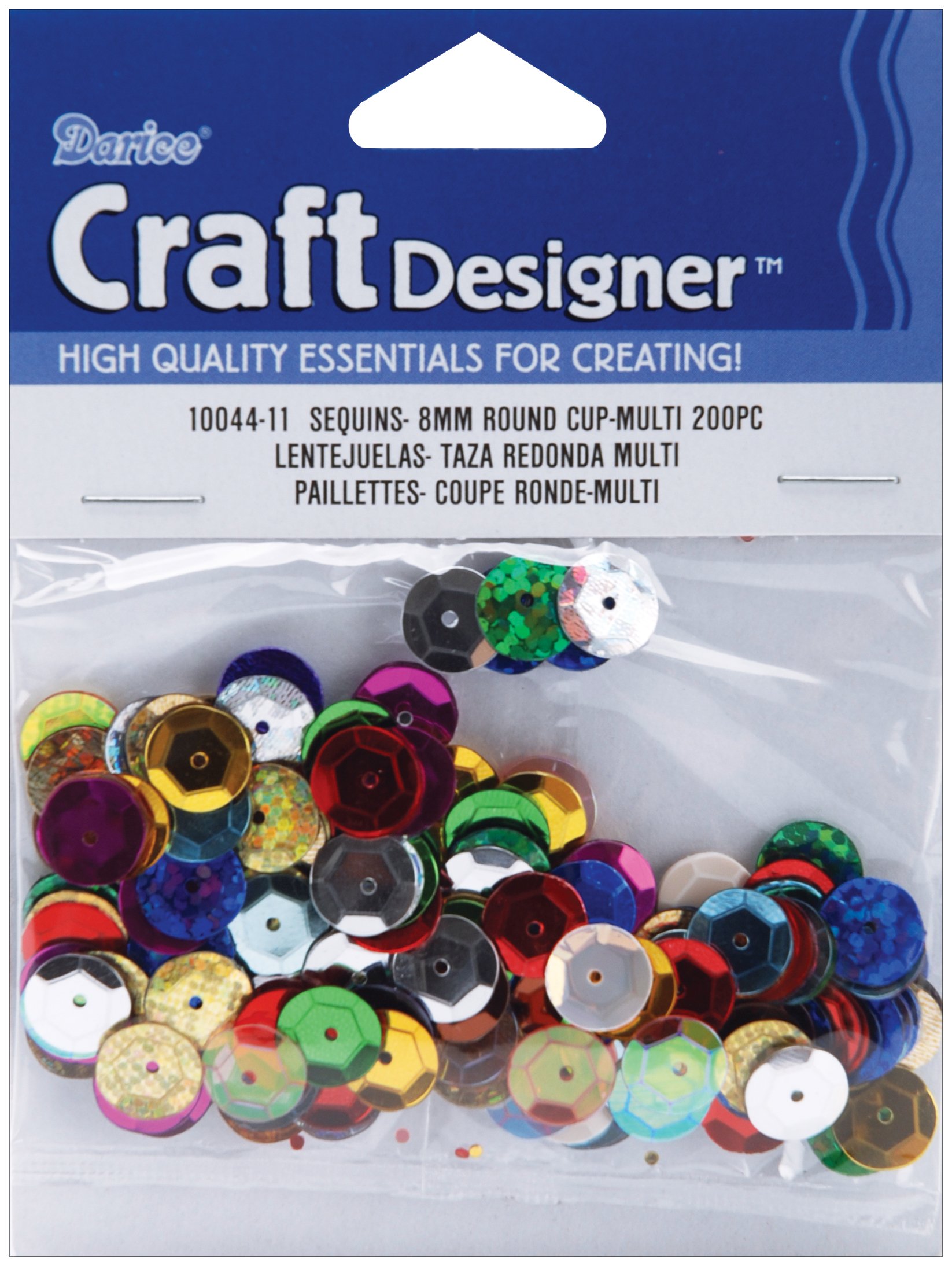 Sequins incurvés 8mm mercerie loisirs créatifs customisation 200pcs