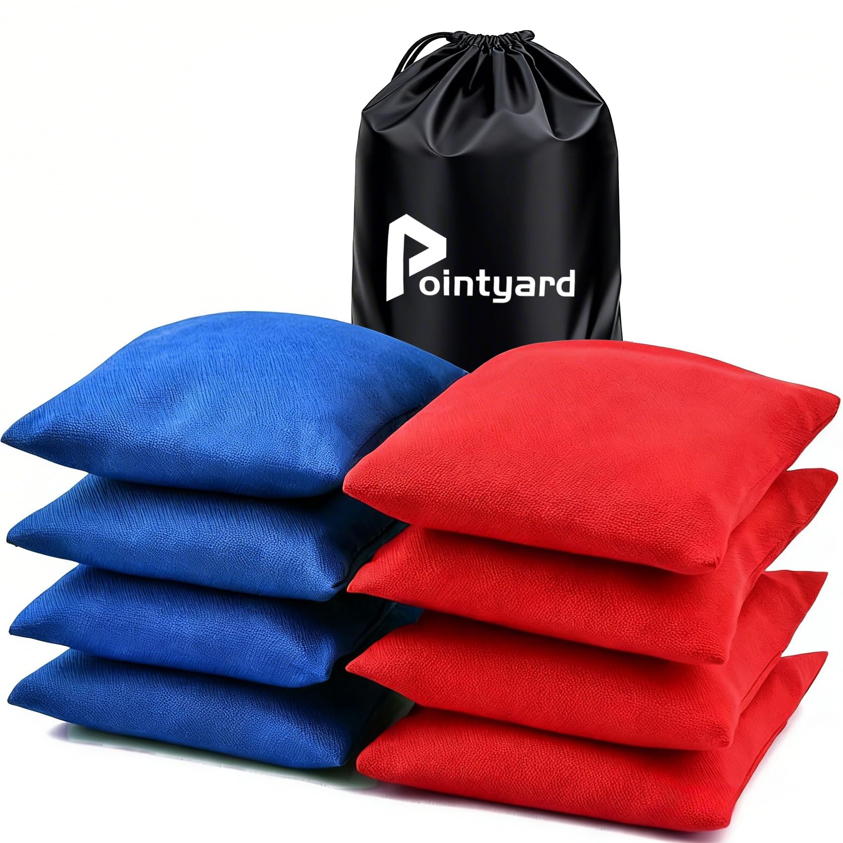 Amazon.com : Pointyard Cornhole Bags Set of 8, Regulation 6in
