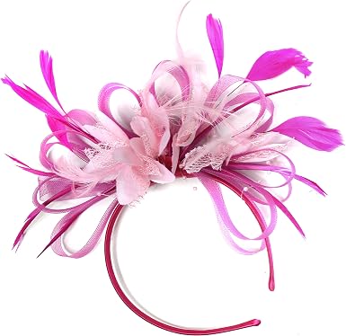 Fuchsia Hot Pink and Baby Pink Net Hoop 