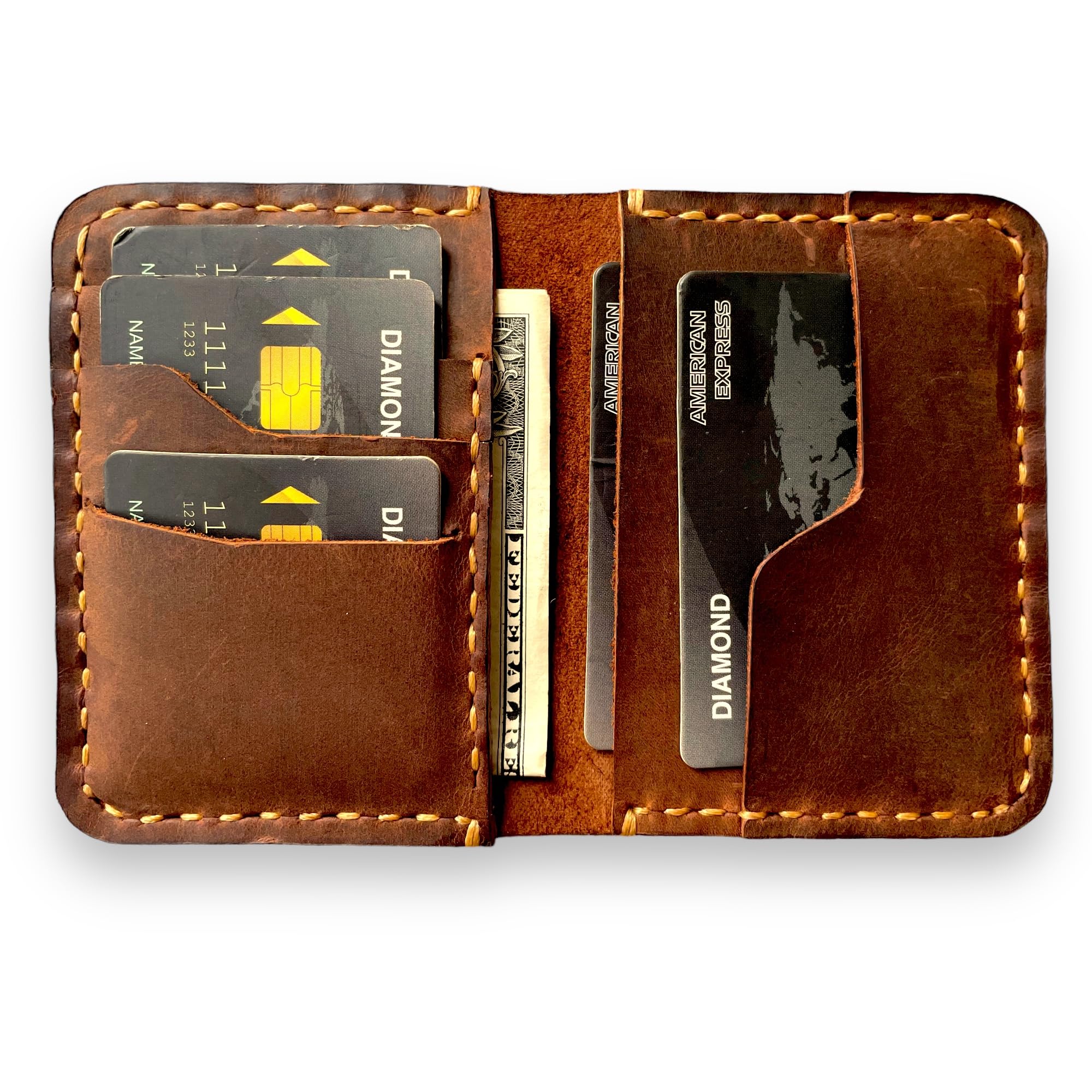 Handmade, Leather Card Wallet, Minimalist Leather Wallet, Bifold Wallet, Front Pocket Wallet, Handmade Leather Card Holder, Leather Wallet for Men, Slim Wallet, Card Wallet