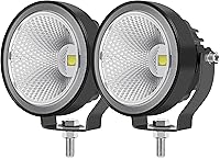 Vista 11 de Luces LED redondas de 4 pulgadas, 60 W, luces antiniebla para conducción todoterreno, barra de luz auxiliar para parachoques de 12 V, 24 V