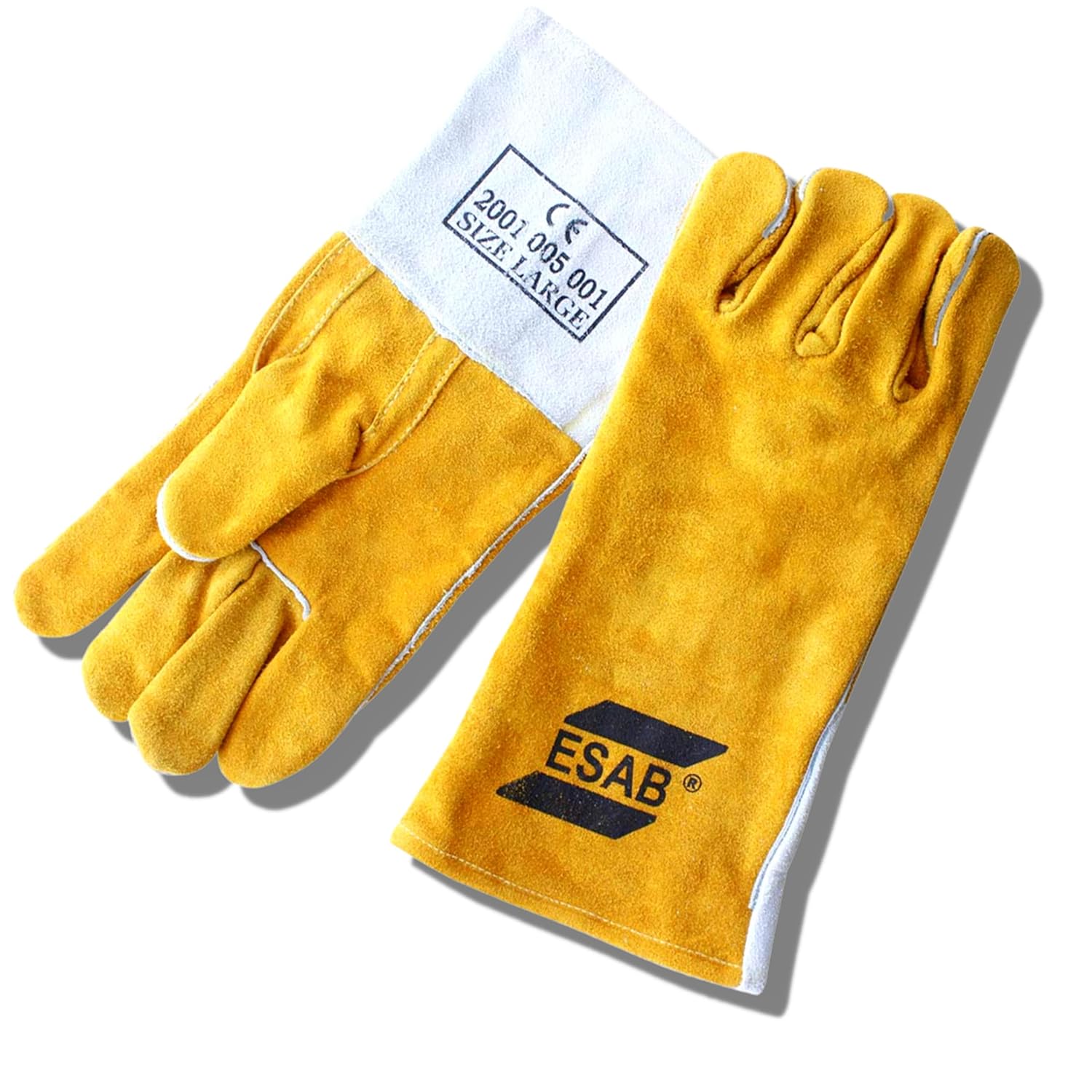 Homdum Leather Hand Gloves Heat Resistant Industrial Hand Protection