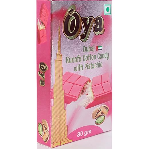 Oya Dubai Premium Kunafa Cotton Candy 80gm