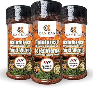 Kan Kan Spice - Transform Your Cooking with Our Handcrafted Exotic Organic Spice Blends - Perfect for Grilling and Cooking Enthusiasts! All Purpose Great on Steak - Burgers - Chicken - Beef - Fish - Seafood - Vegetables - Poultry - pork - Lamb - Suya - Goat - African BBQ Rub - Non GMO - Keto Seasoning - low sodium - 5.3 Oz Each KankanSpice