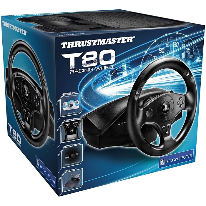 Buy Thrustmaster T80 Racing Wheel PS4 PC Works With PS5 Games Online At Desertcart UAE