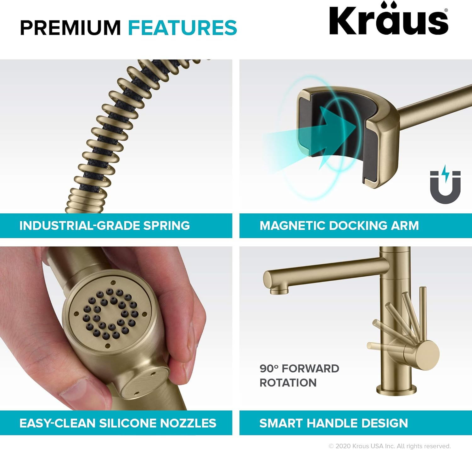Best Review KRAUS KPF-1603SFACBMB Artec Pro 2-Function Commercial Style Pre-Rinse Kitchen Faucet with Pot Filler, Spot Free Antique Champagne Bronze/Matte Black One-Day Sale: Up to 70% Off KRAUS KPF-1603SFACBMB Artec Pro 2-Function Commercial Style Pre-Rinse Kitchen Faucet with Pot Filler, Spot Free Antique Champagne Bronze/Matte Black