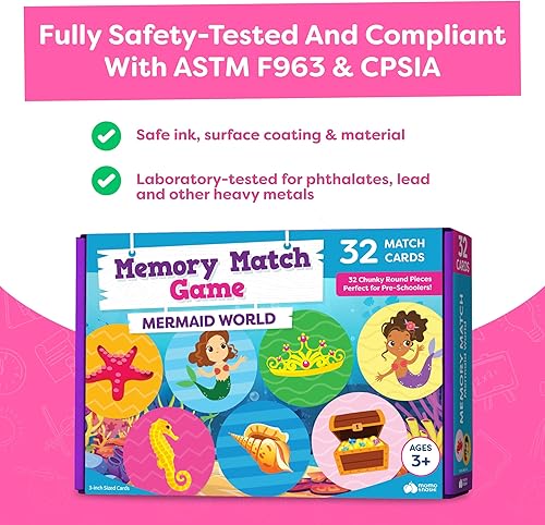Vista 22 de Juego de memoria a juego - Juegos de memoria para niños de 4 a 8 años - Juegos de memoria para niños pequeños de 3 a 5 años - Juguetes de campamento