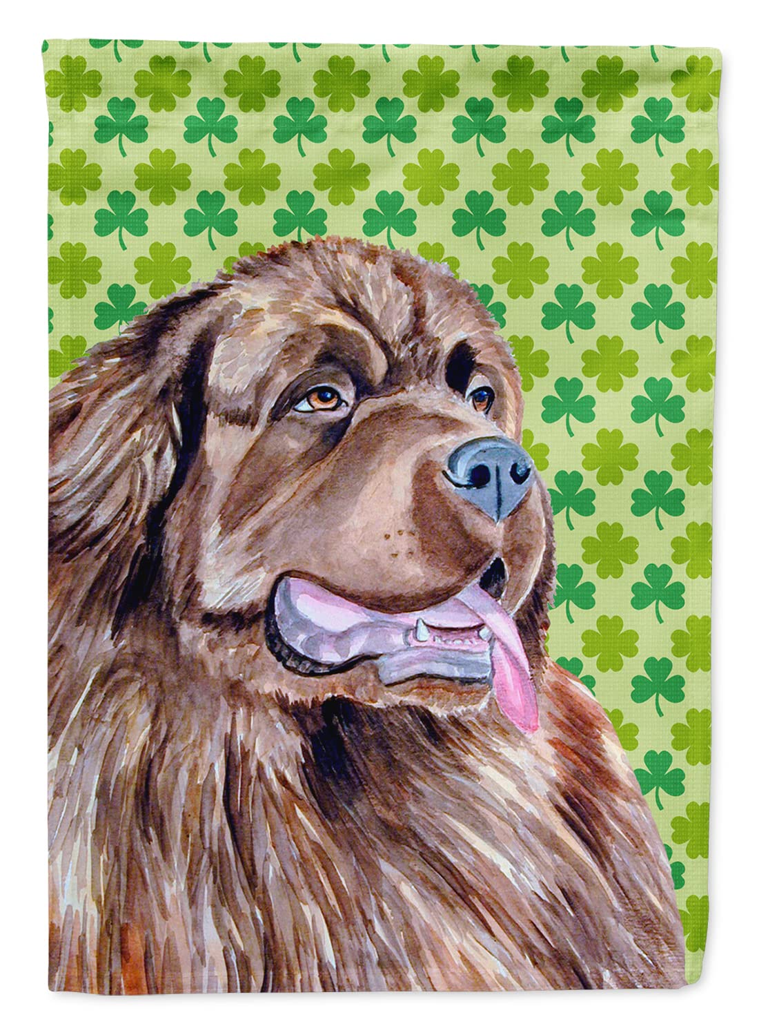 Drapeau Terre-Neuve cadeau original pour passionnes de chiens et fete de Saint-Patrick