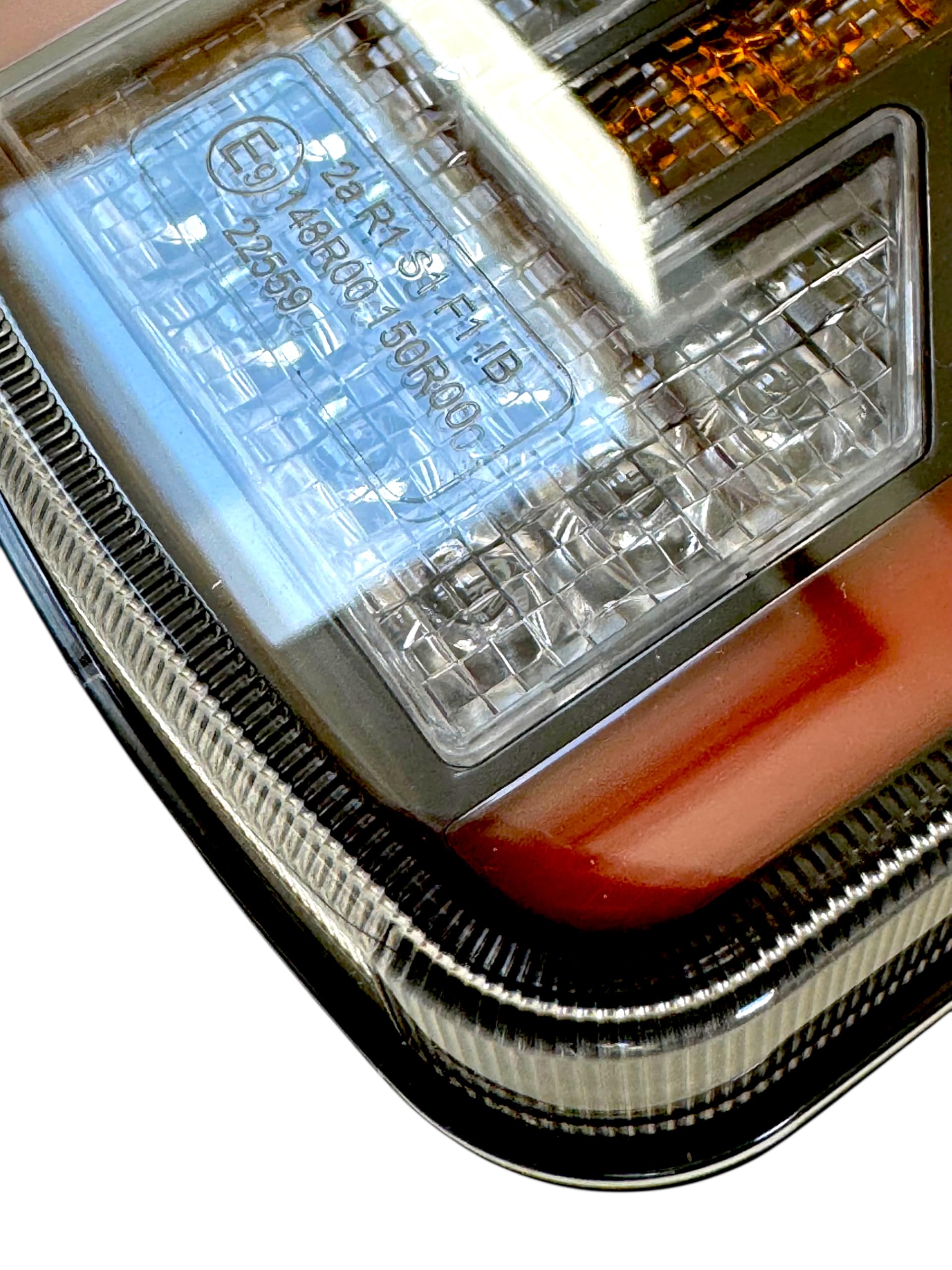 2x Neon-LED Rückleuchte 5/6 Funktionen 12V 24V LKW Anhänger Wohnwagen IP67 E9 – Kabel oder Bajonett mit Smart Load (3. 6 Funktionen – Kabel ca. 240 mm)
