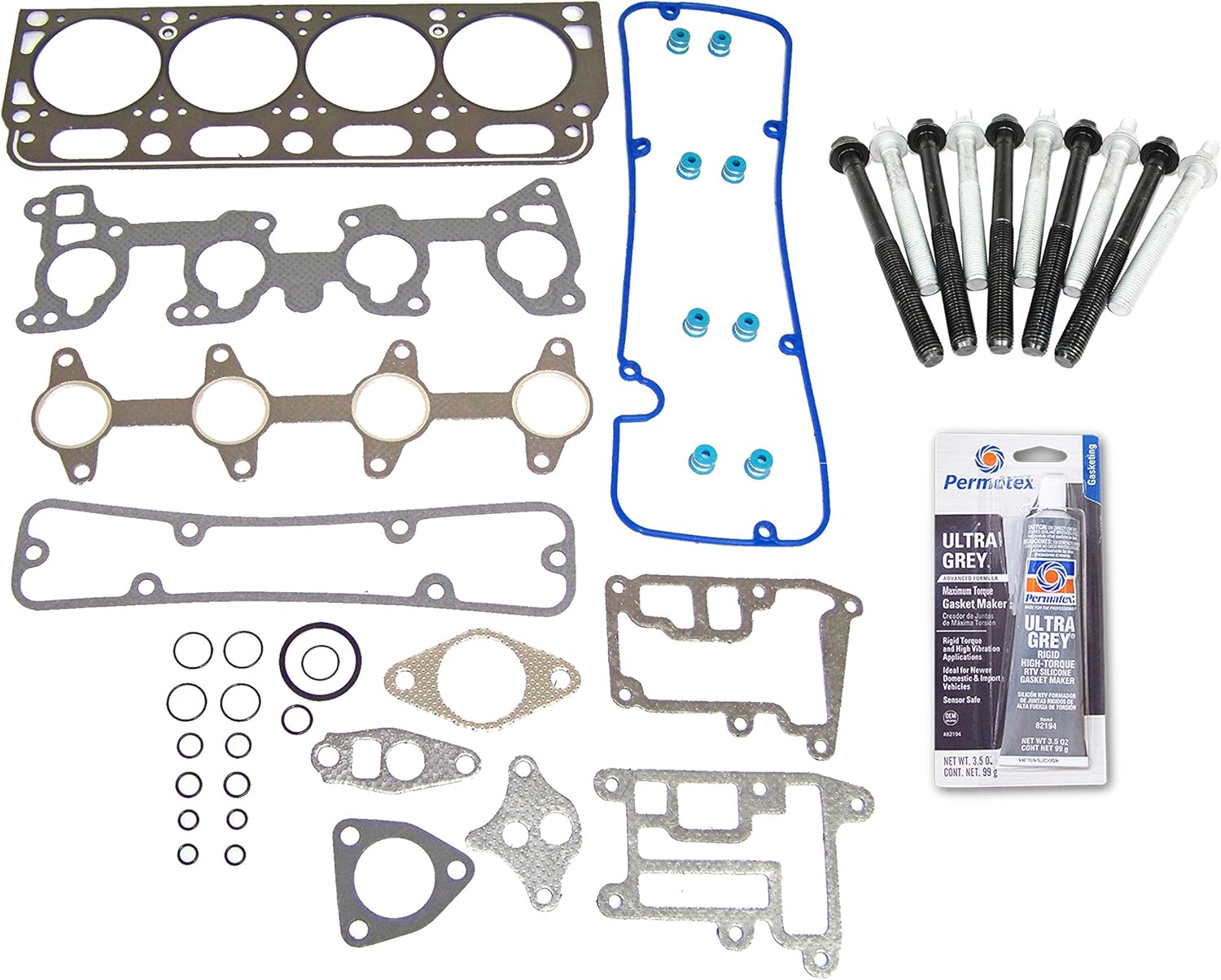 CPWK288 Head Gasket Set Bolt Kit Fits: 93-97 Chevrolet Pontiac Buick Oldsmobile 2.2L VIN 4