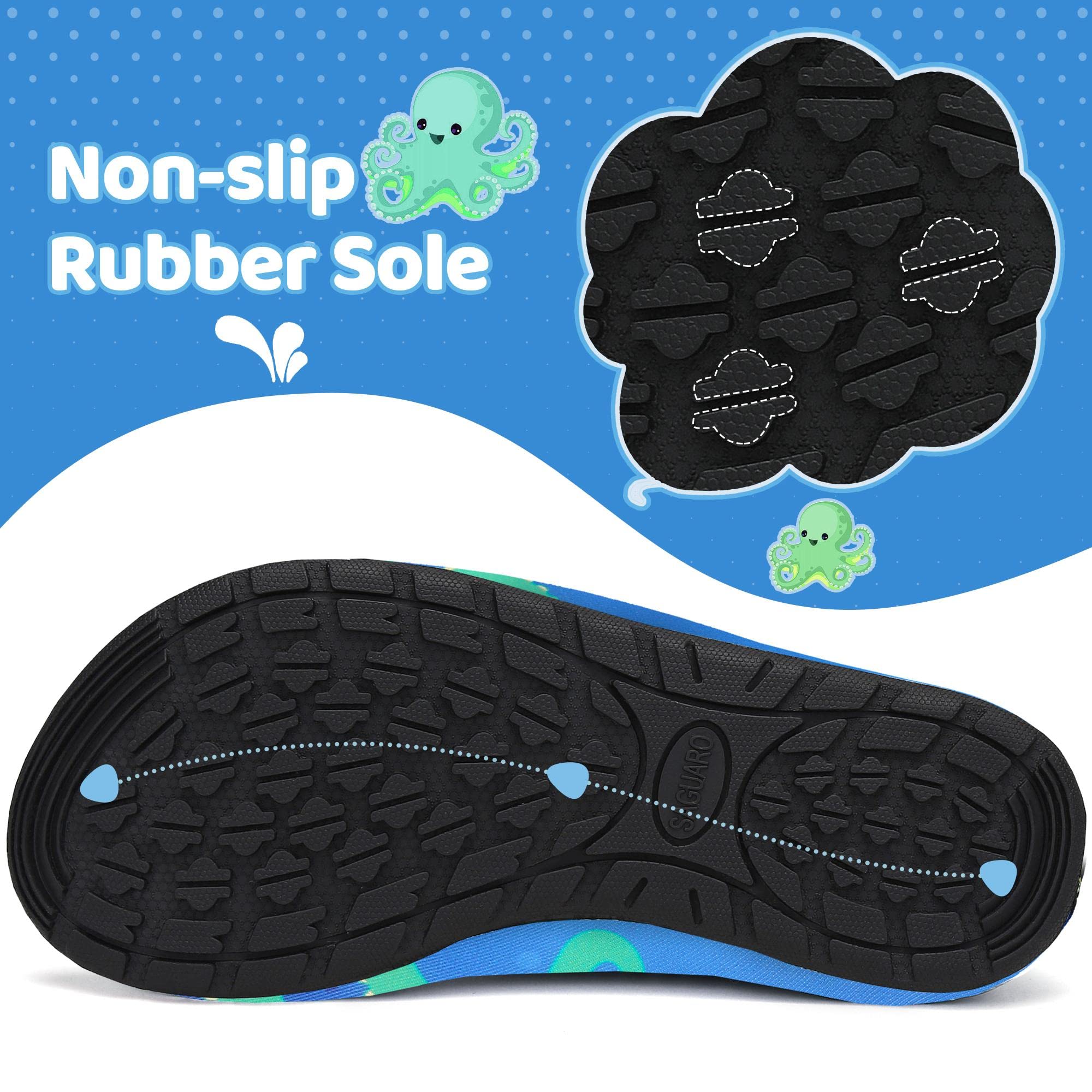 SAGUARO Bambini Ragazze Scarpe da Mare Spiaggia Scarpette da Acqua Scarpe da Immersione per Sportive Acquatici Nuotare Water Shoes