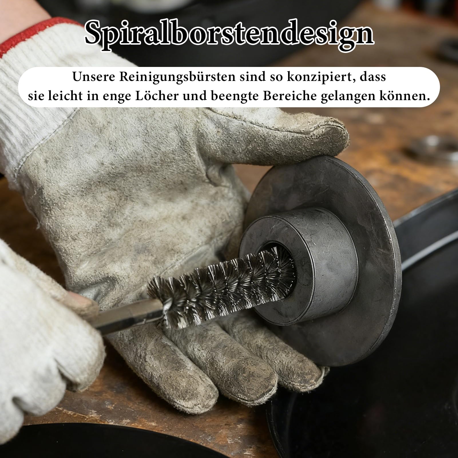 14 spazzole metalliche per trapano, spazzola cilindrica con asta esagonale 1/4, spazzola cilindrica per lucidatura, molatura, trapano a percussione, 8-25 mm