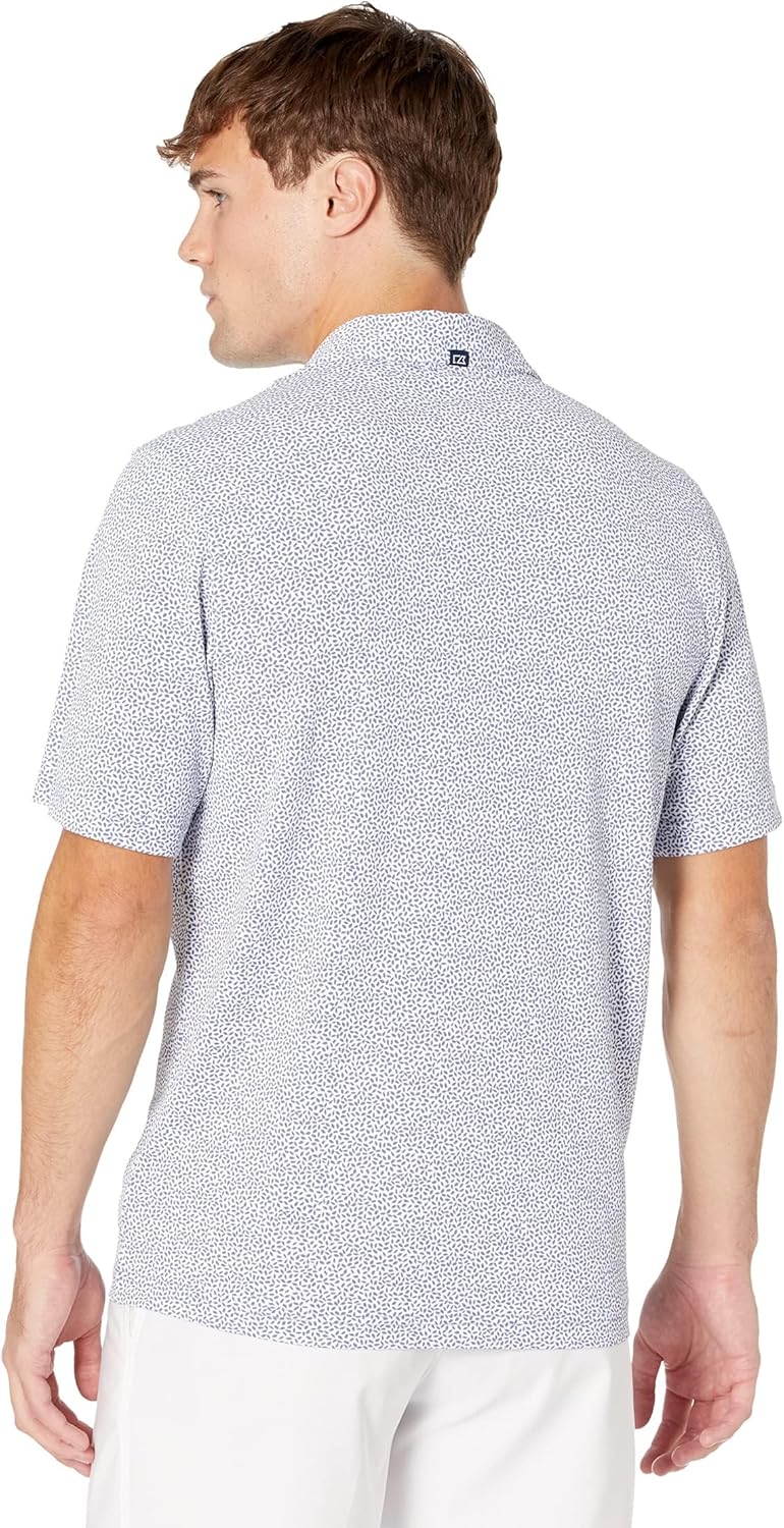Cutter & Buck Mens Short Sleeve Virtue Eco Pique Botanical Print Polo Shirt - Image 2