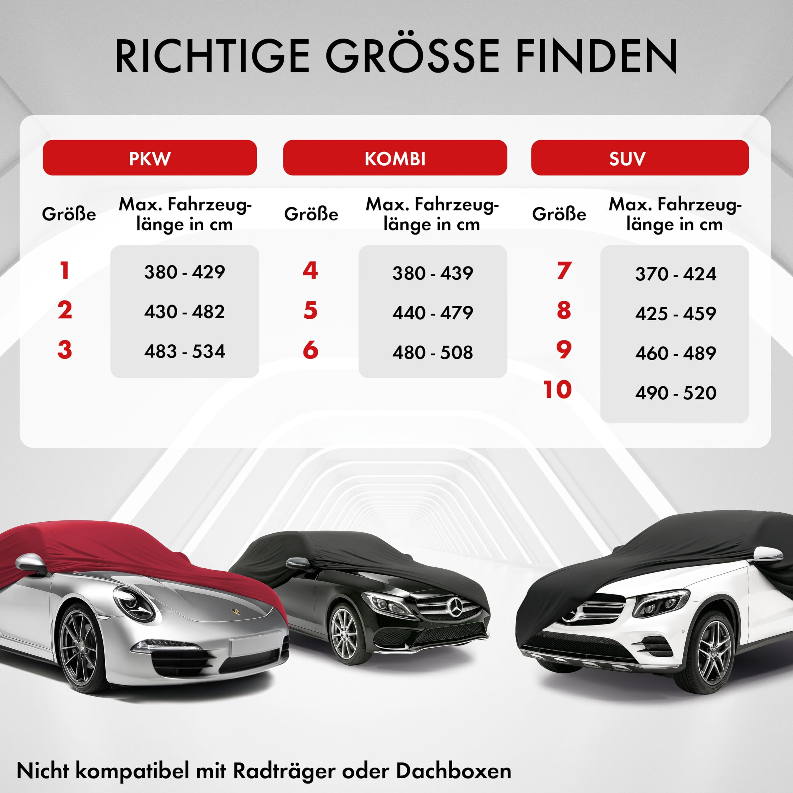 WALSER Abdeckung Auto Indoor Stretch, Autoabdeckung Winter, staubdichte Autogarage Abdeckung, Autoplane, Autogarage Schutzplane Winter, Schutzhülle für Auto, Wagen Abdeckplane Größe 1 schwarz