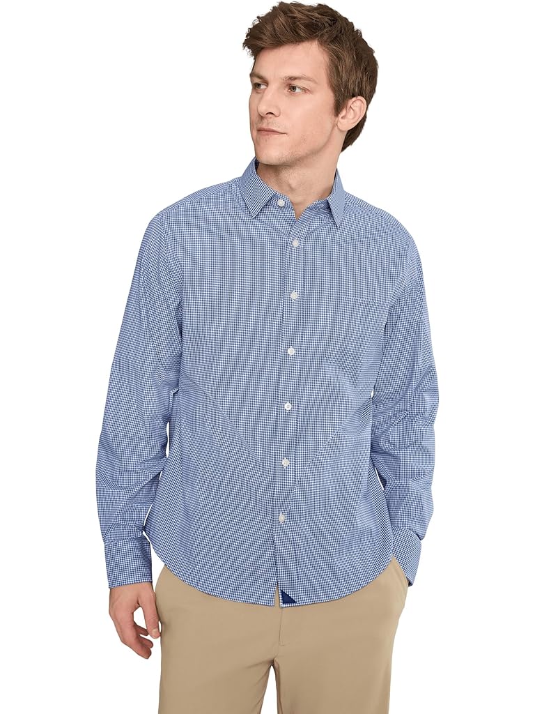 Blue UNTUCKit Performance Shirt with Pocket